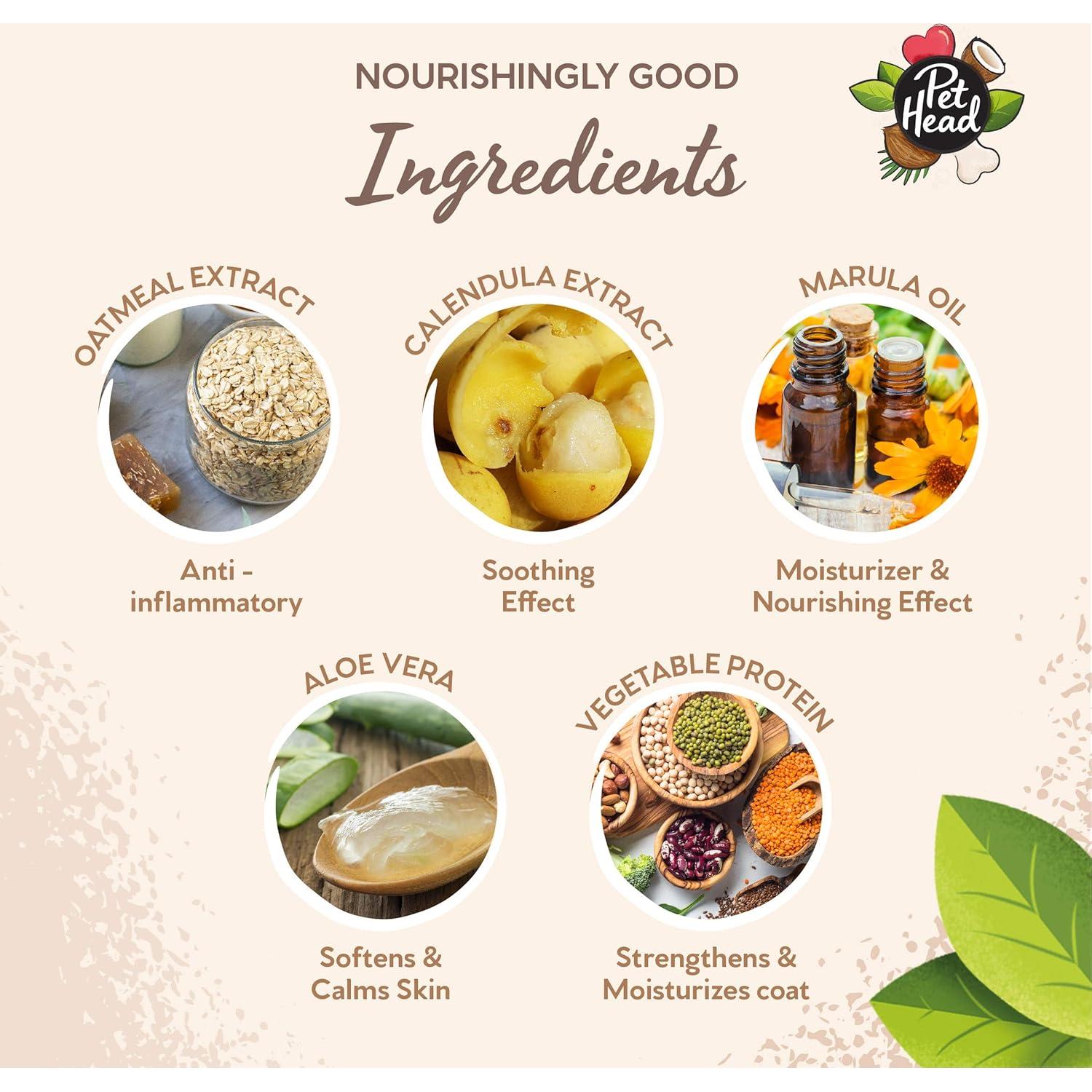 Champú para Perros Pet Head Sensitive Soul 473 ml Coco Hidratante