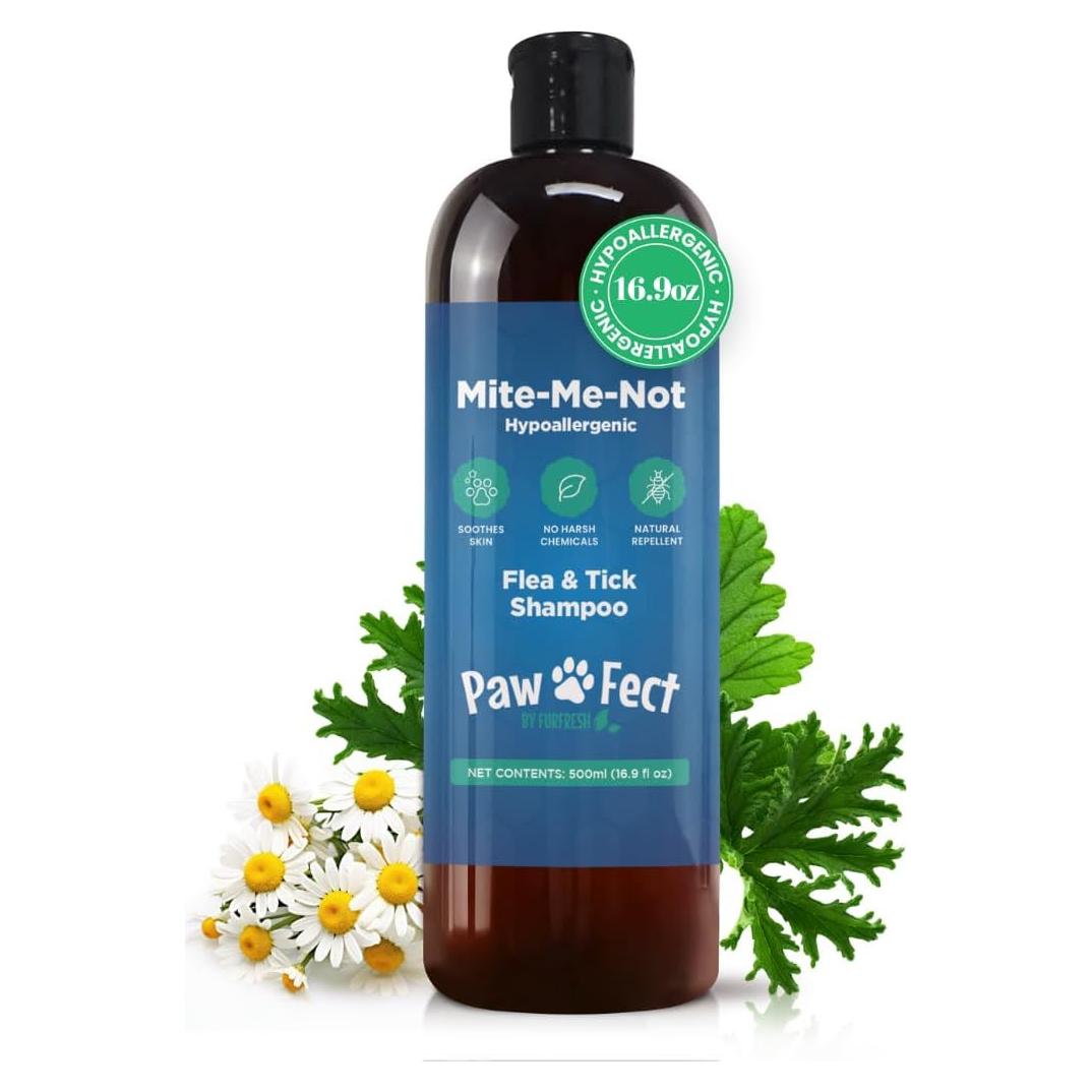 Champú Hipoalergénico Pawfect 500ml para Perros - Alivio Pulgas y Garrapatas