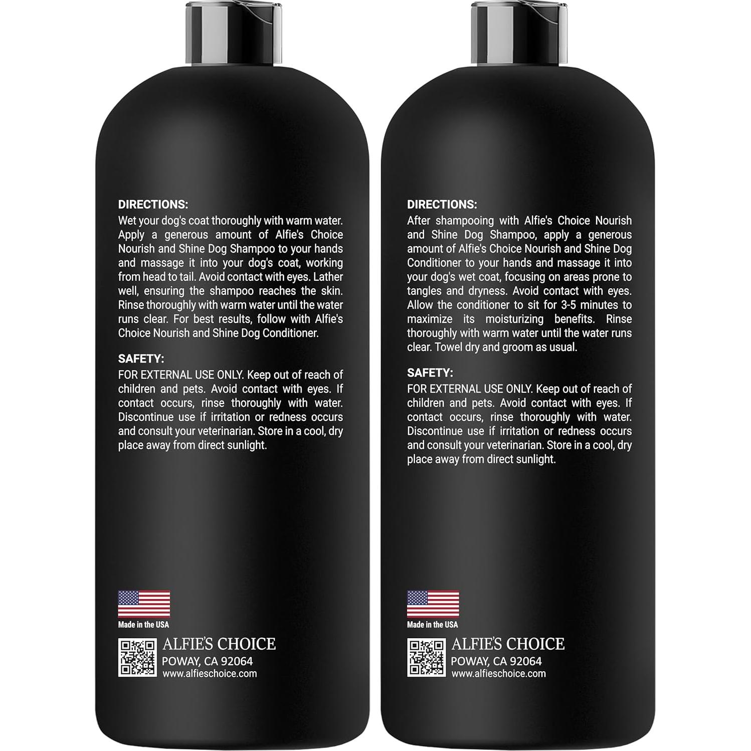 Champú y Acondicionador para Perros Alfie's Choice 2 en 1 473ml