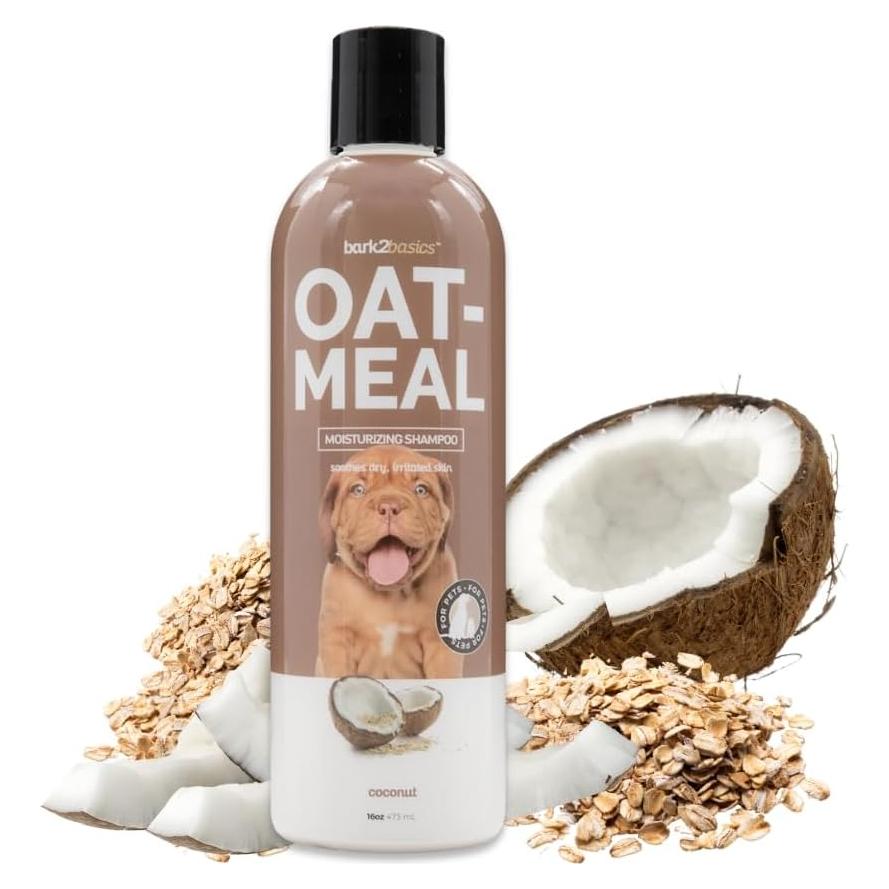 Champú para Perros Bark2Basics Avena Coloidal 473 ml