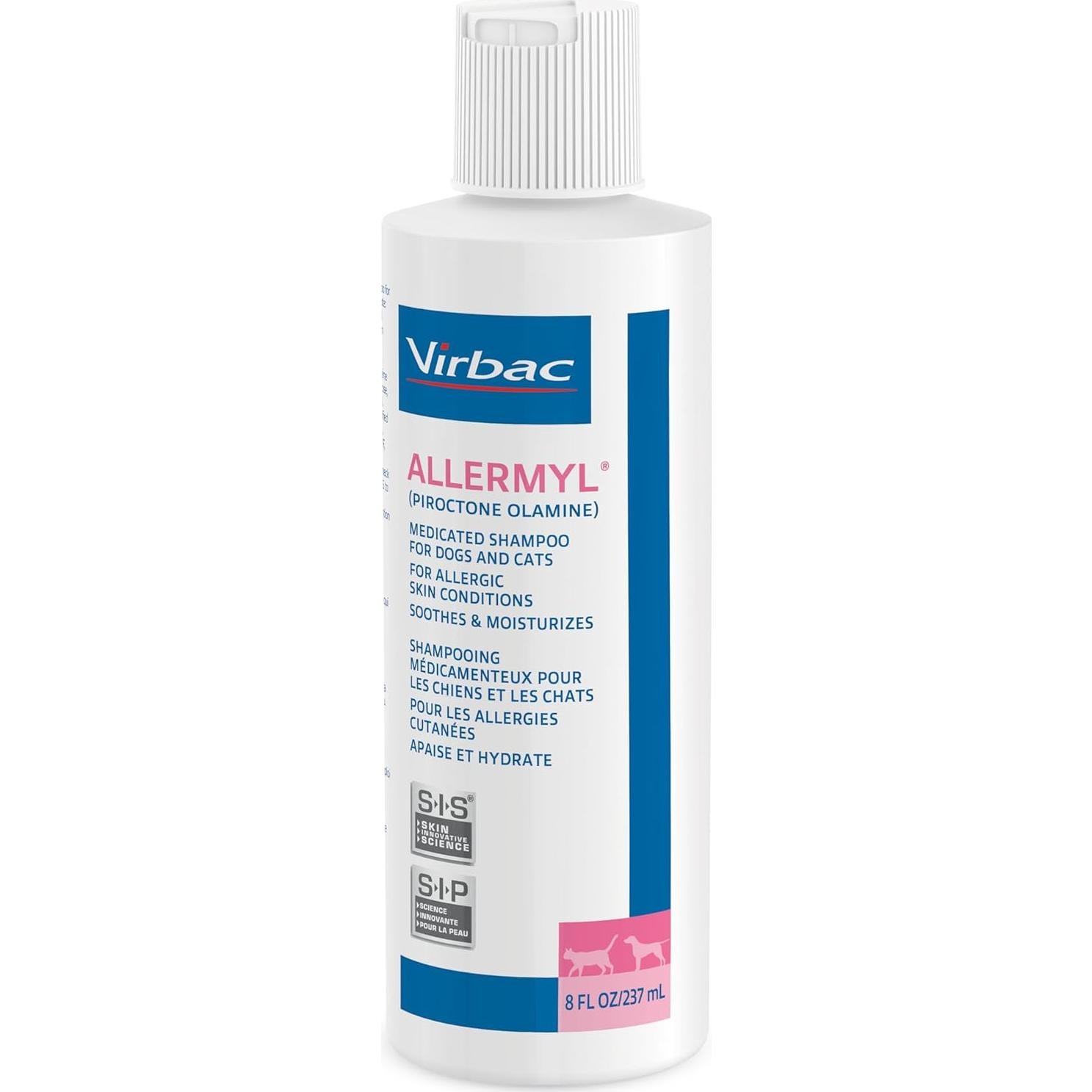 Champú Medicado Hipoalergénico Allermyl Virbac 227g para Perros y Gatos