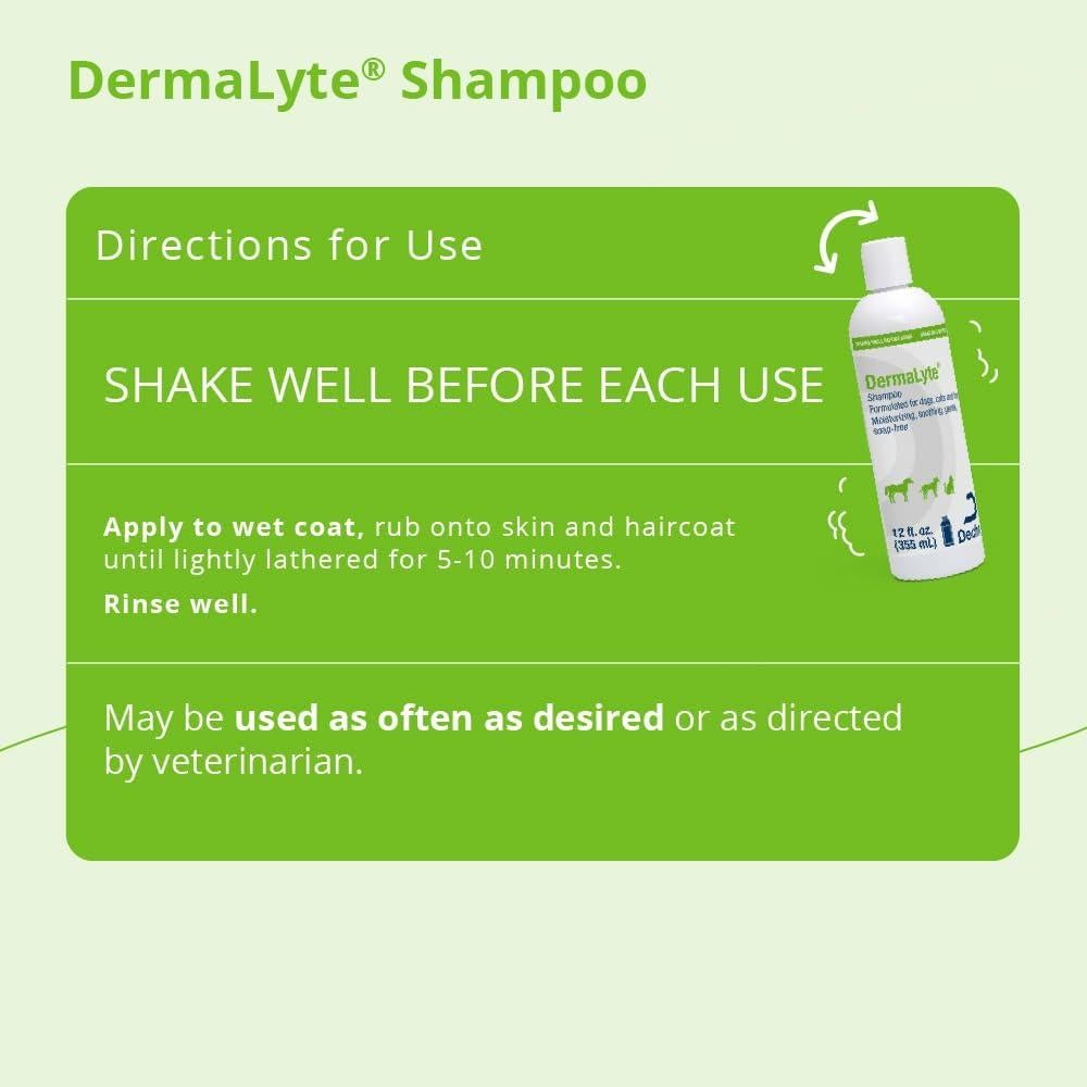 Shampoo Hidratante DermaLyte Dechra 340g - Hipoalergénico
