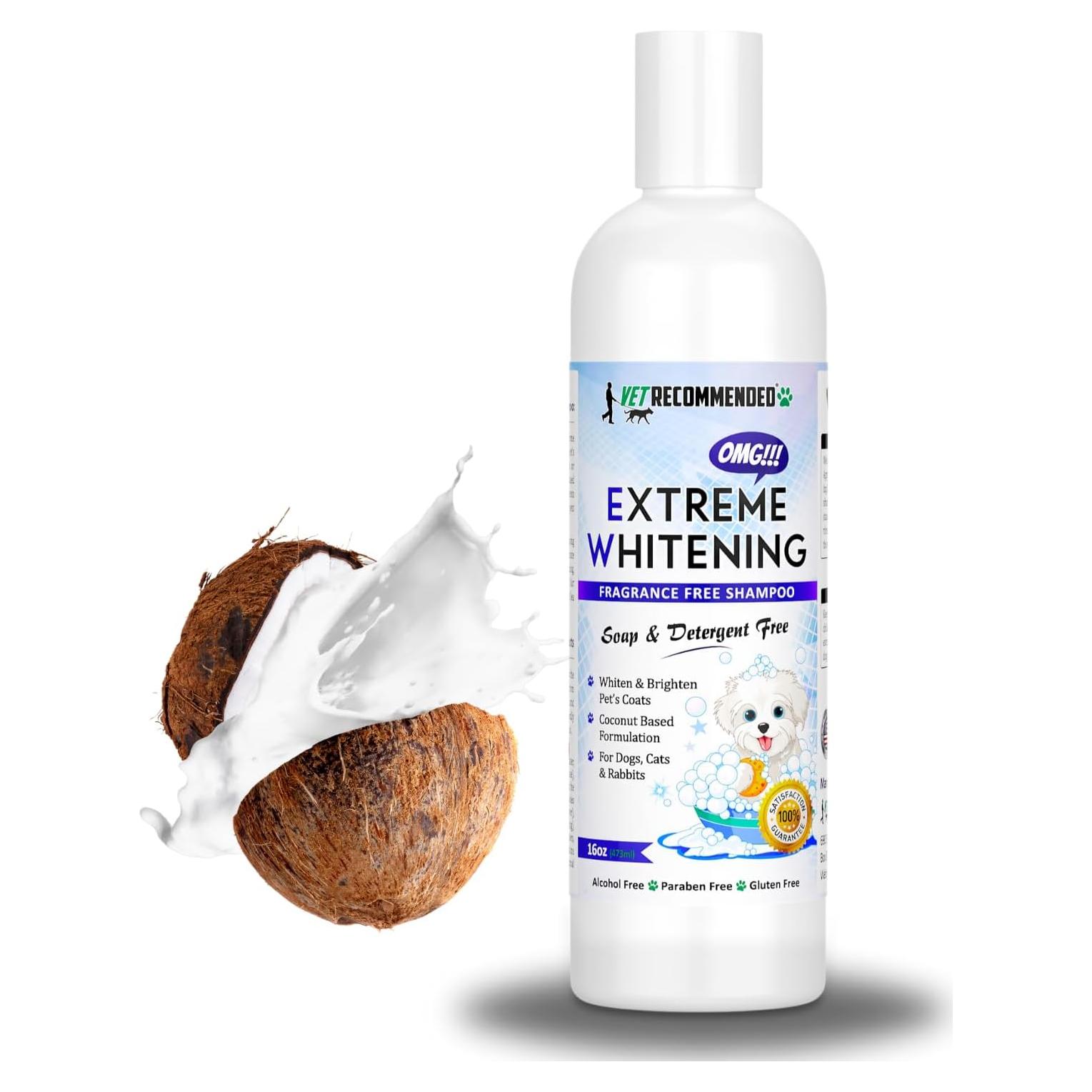 Champú Blanqueador Extremo OMG para Perros 473ml - Sin Jabones