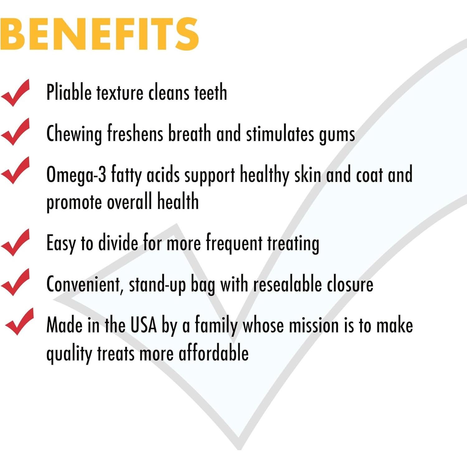 Galletas Dentales para Perros Checkups 24 Unidades 1360 g