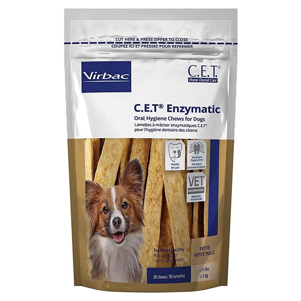 Masticables Enzimáticos Virbac C.E.T. para Perros Pequeños 30 Unidades