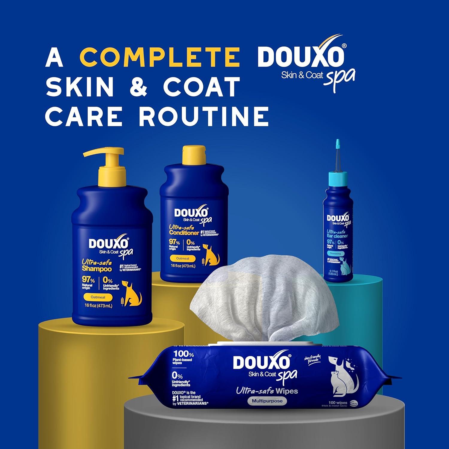 Acondicionador DOUXO Skin & Coat SPA 473 ml - Avena Ultra-Seguro para Perros