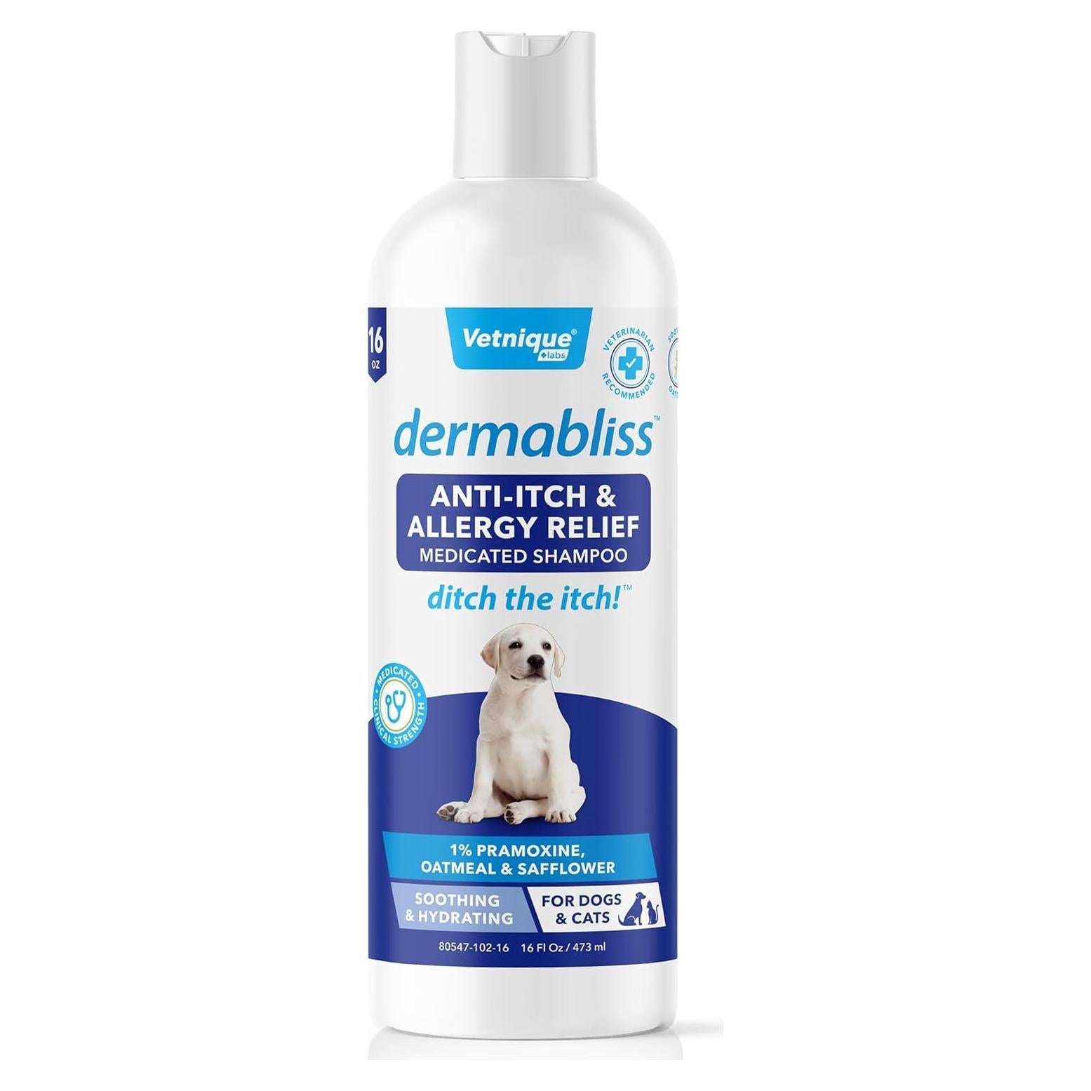 Champú Anti Picazón para Perros Vetnique Labs Dermabliss 473ml
