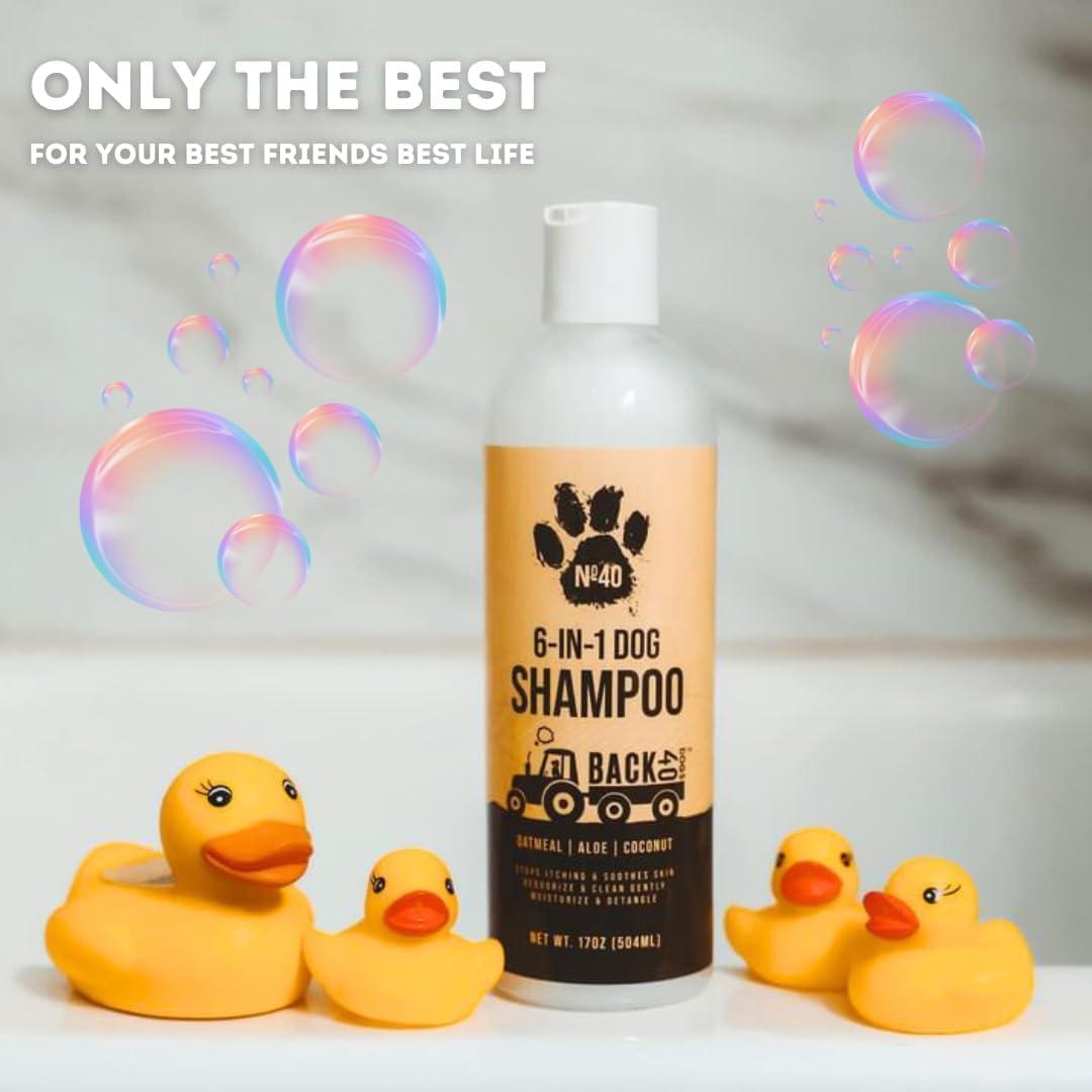 Champú Natural para Perros Back 40 Dogs 6 en 1 Avena 500ml