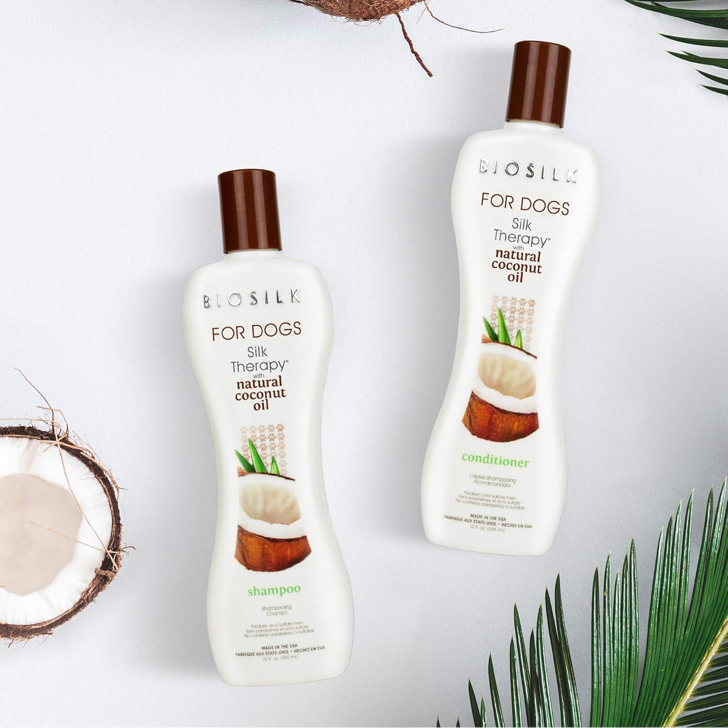Champú BioSilk para Perros con Aceite de Coco 355 ml