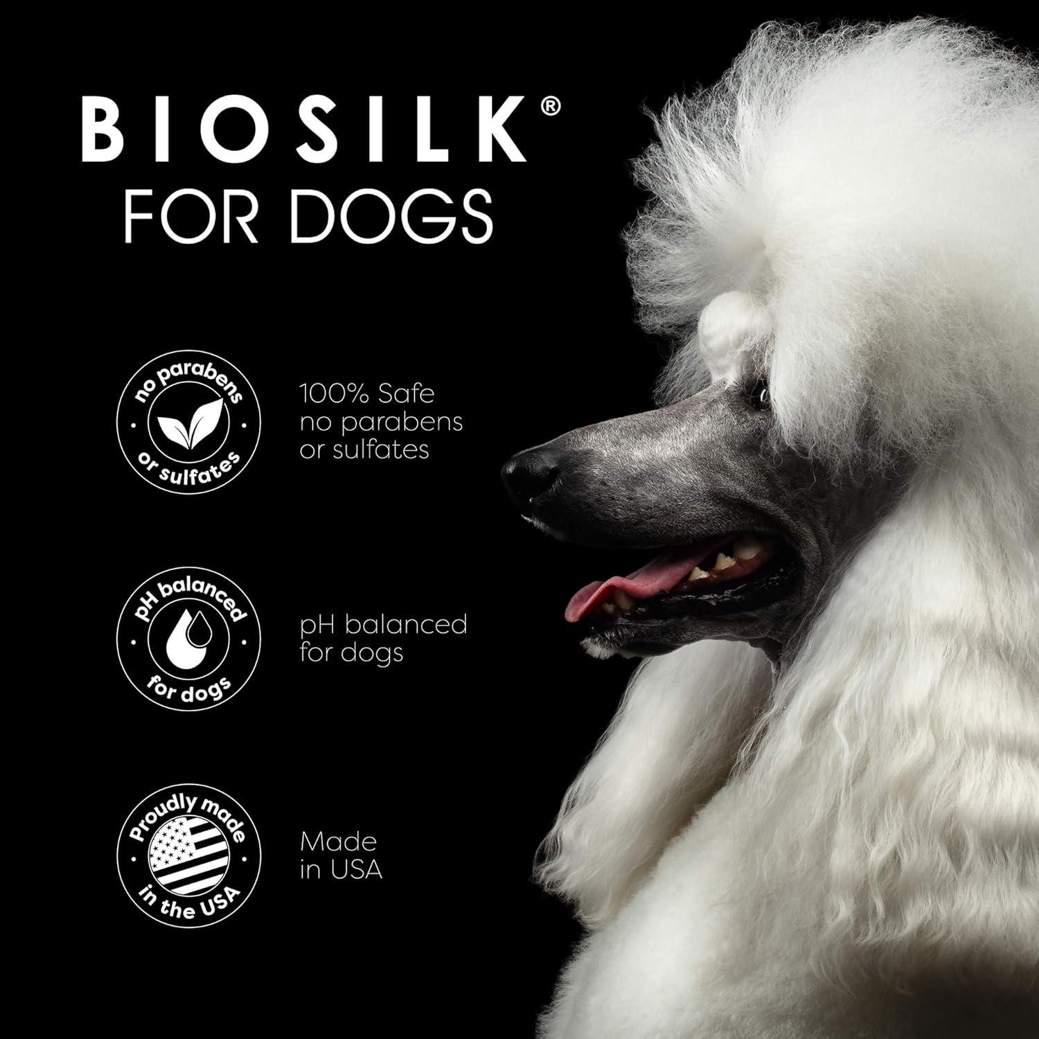 Champú BioSilk para Perros con Aceite de Coco 355 ml