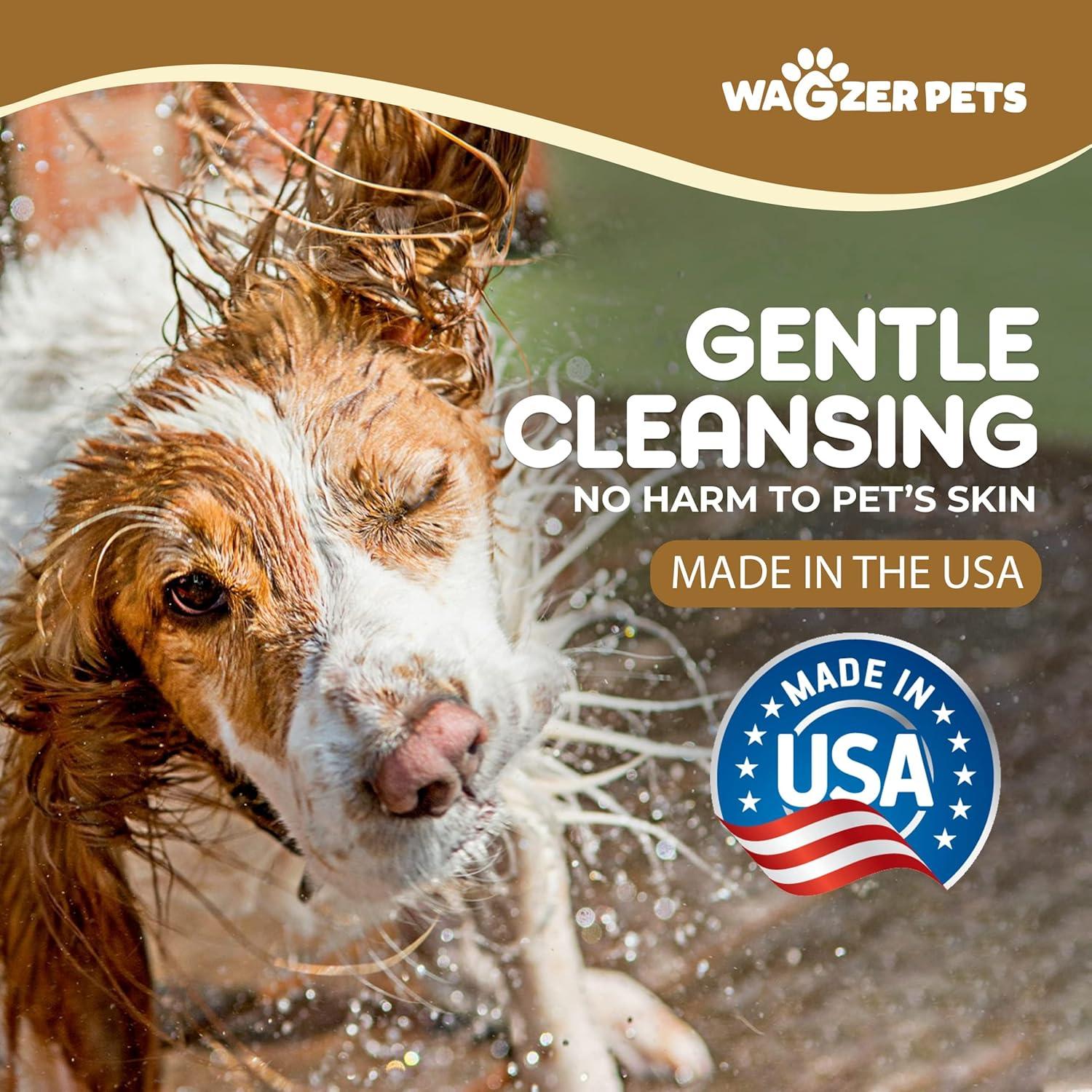 Champú Deshedding para Perros Wagzer Pets 473 ml - Aceite de Coco