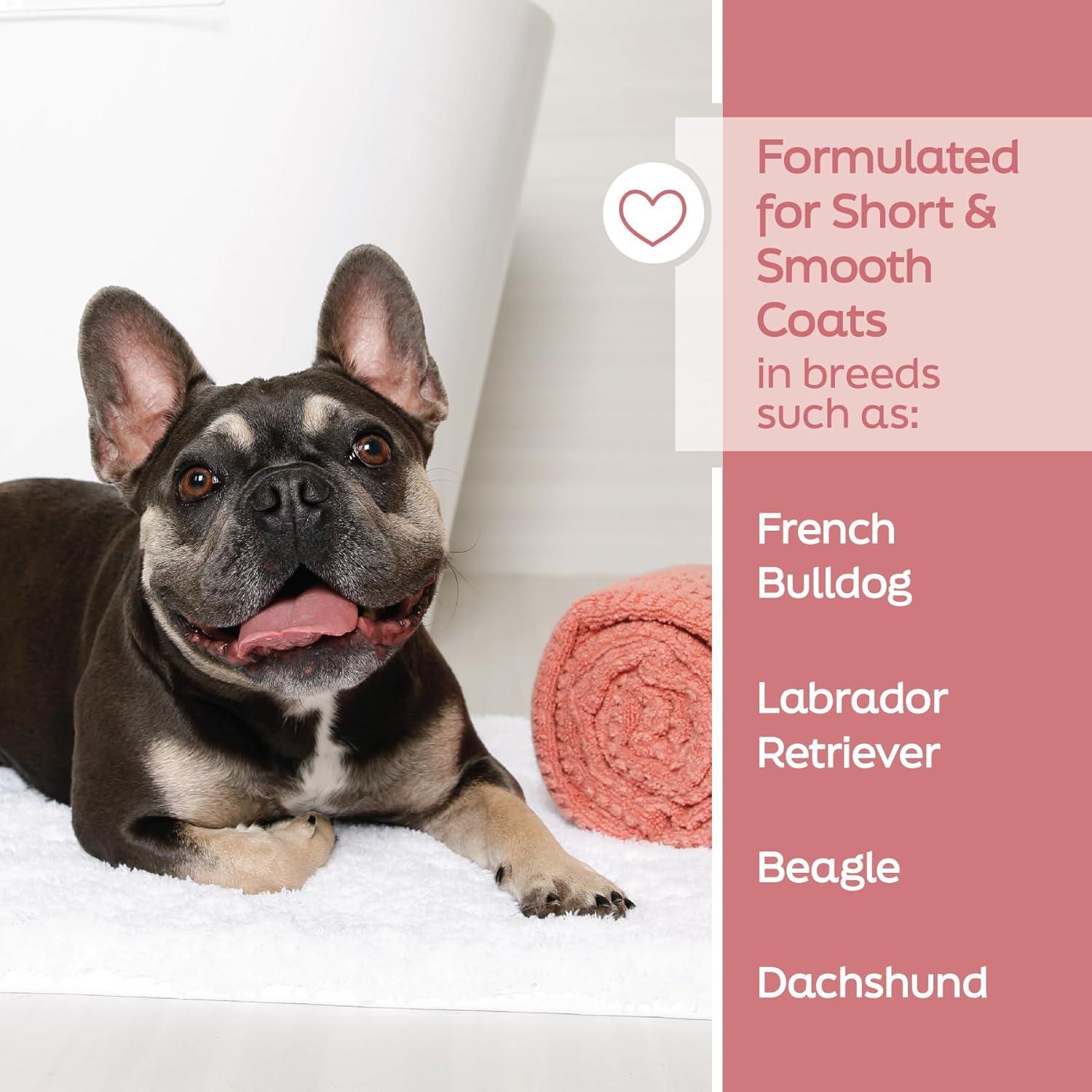 Champú para perros Hartz True Coat pelajes cortos 450ml