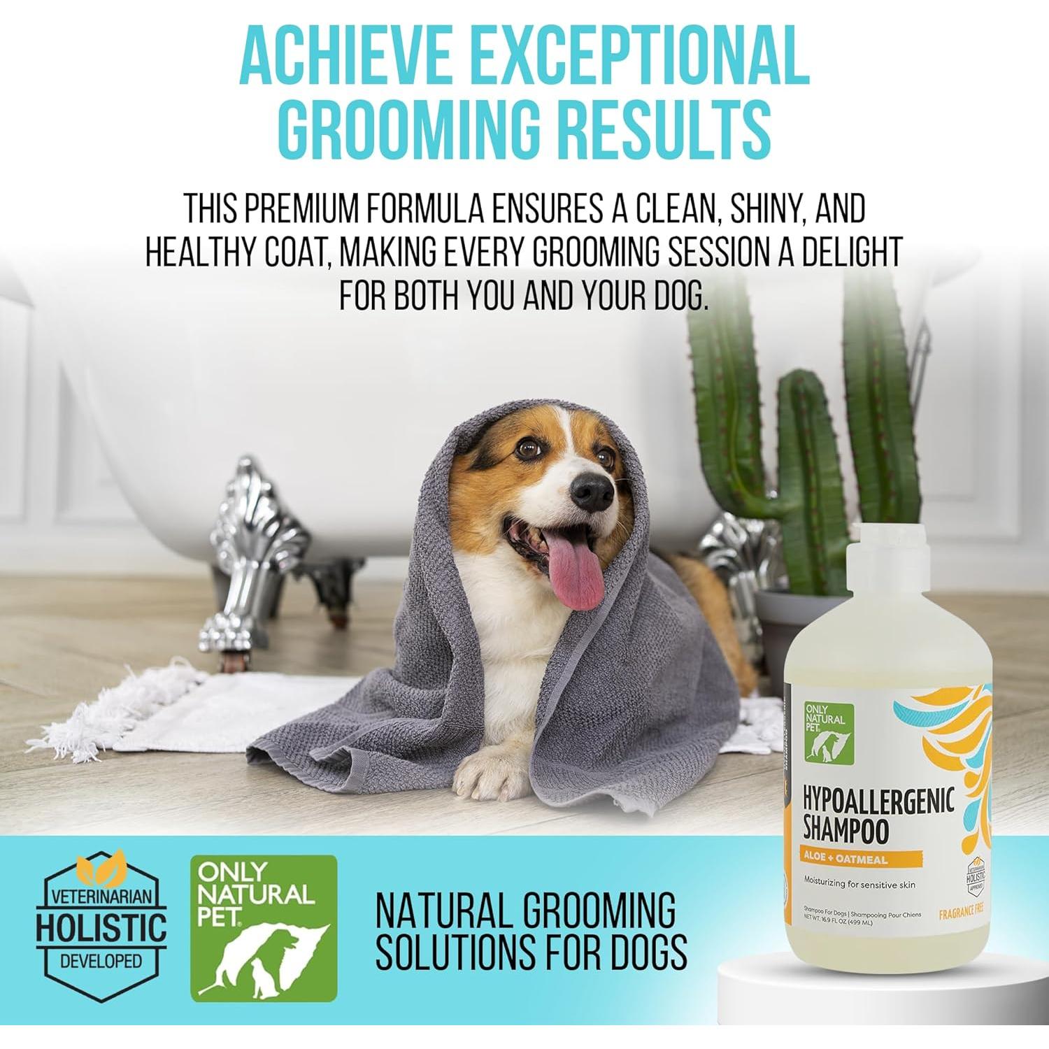 Champú Hipoalergénico Only Natural Pet con Aloe y Avena 478 ml