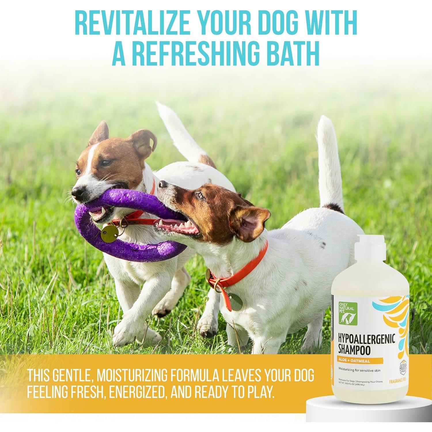 Champú Hipoalergénico Only Natural Pet con Aloe y Avena 478 ml