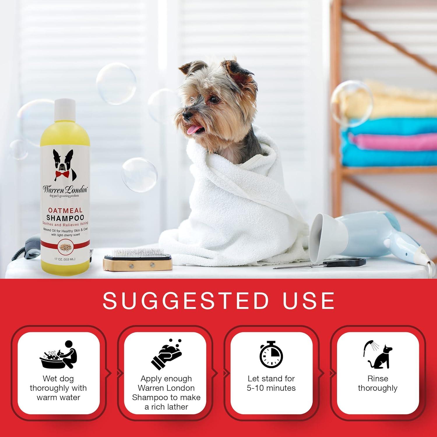 Champú para Perros Warren London Avena 482.8 g - Alivio Piel Sensible