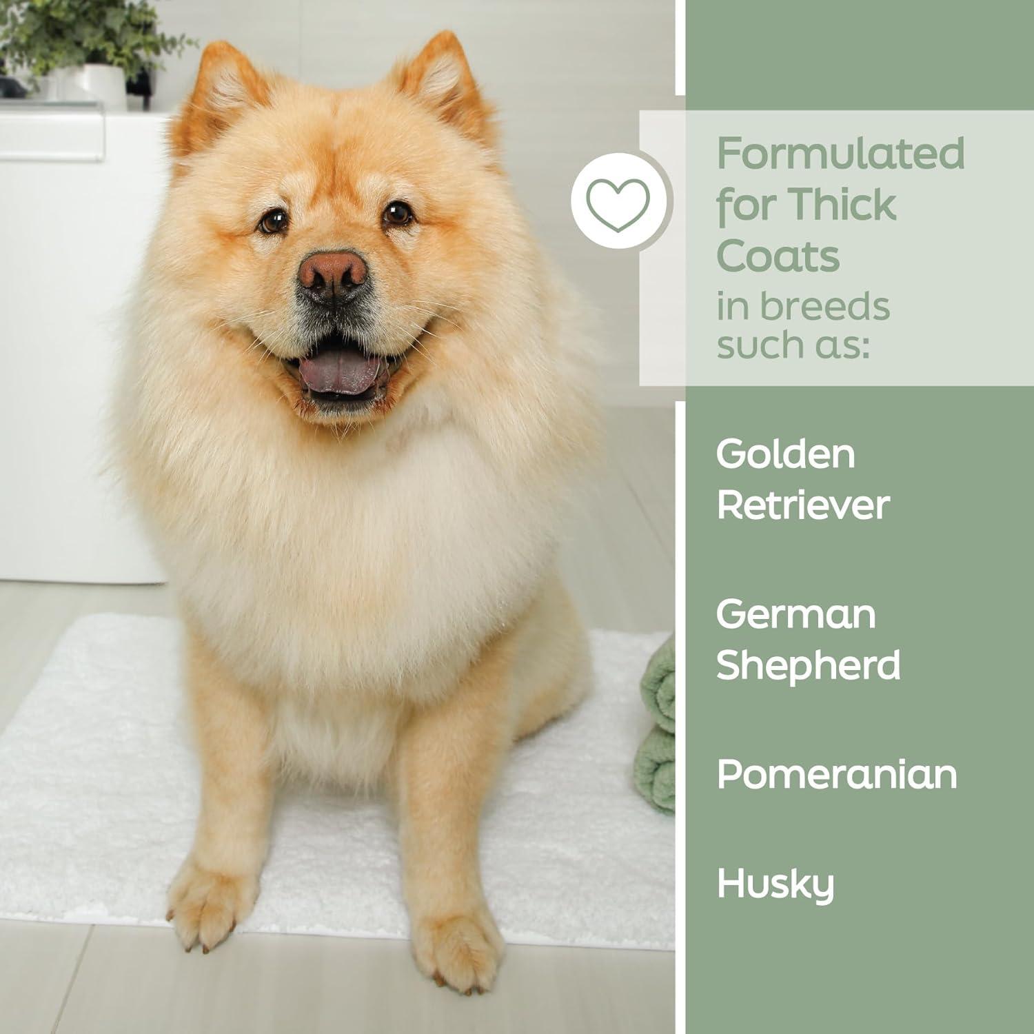 Champú para perros Hartz True Coat para pelajes gruesos 450g