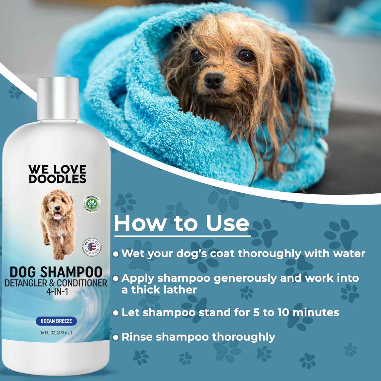 Champú Acondicionador para Perros Amamos a los Doodles 473 ml