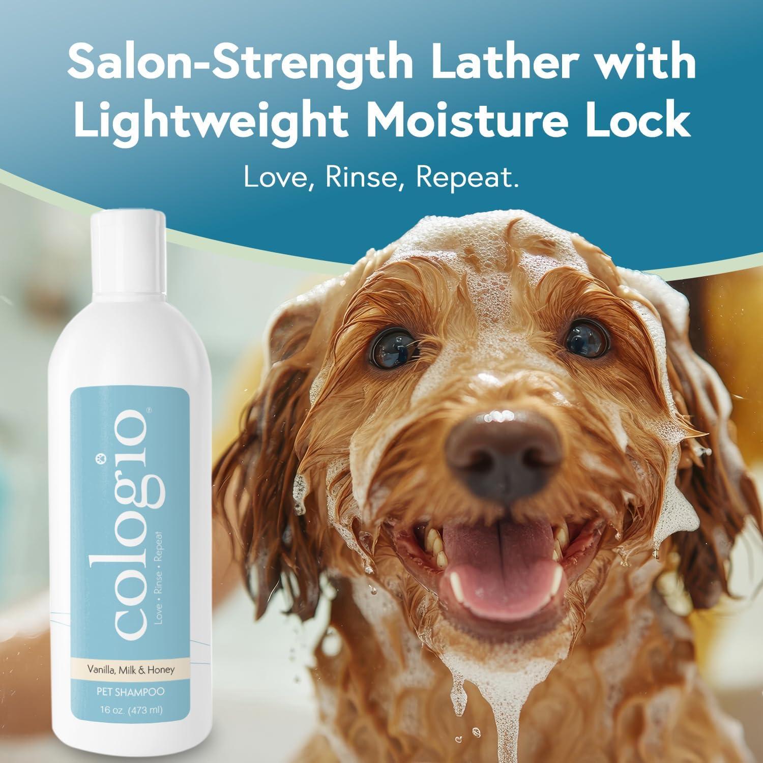 Champú Hidratante para Perros Cologio 453g Aroma Miel y Vainilla