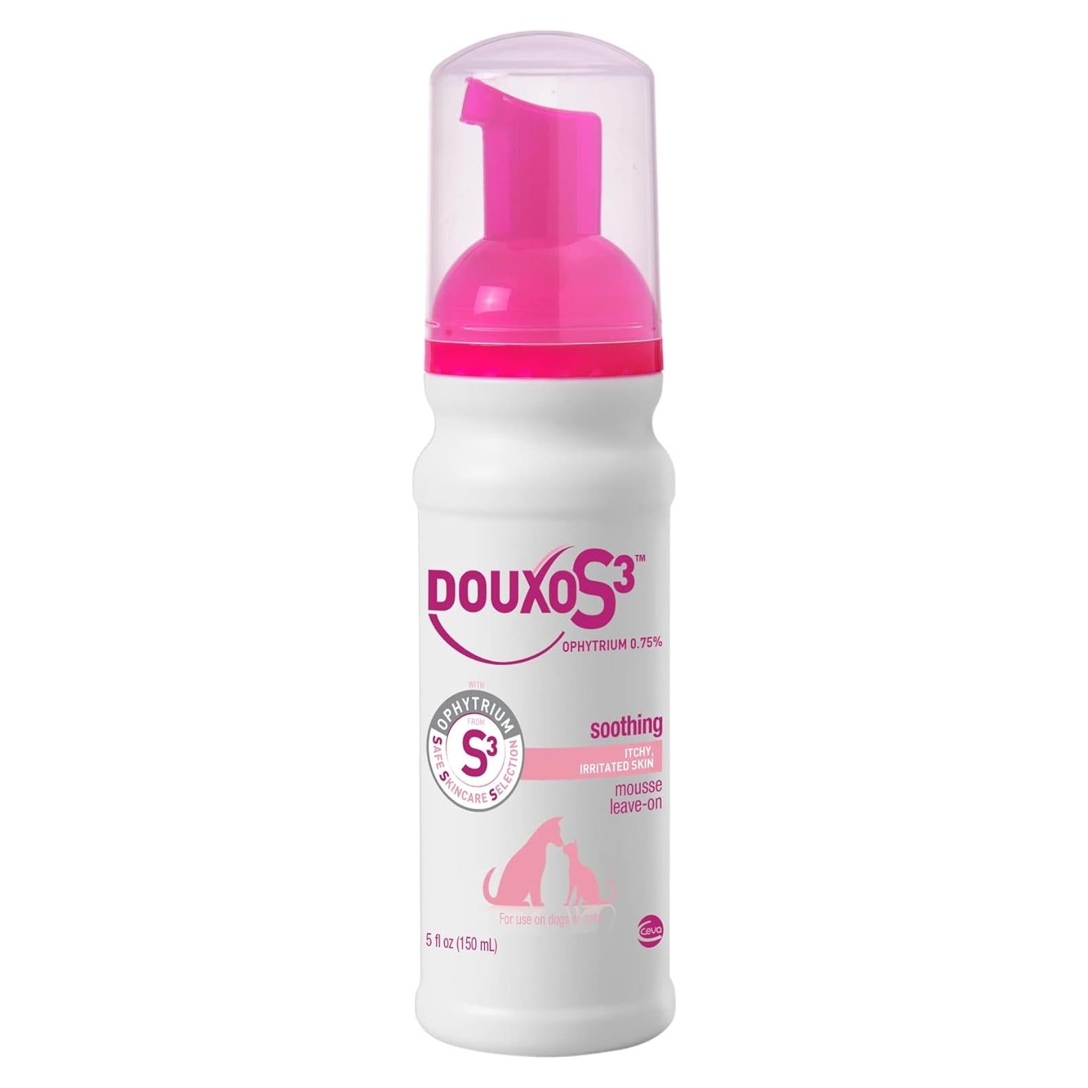Douxo S3 Calm Mousse 150ml - Calmante para Piel Irritada Perros y Gatos
