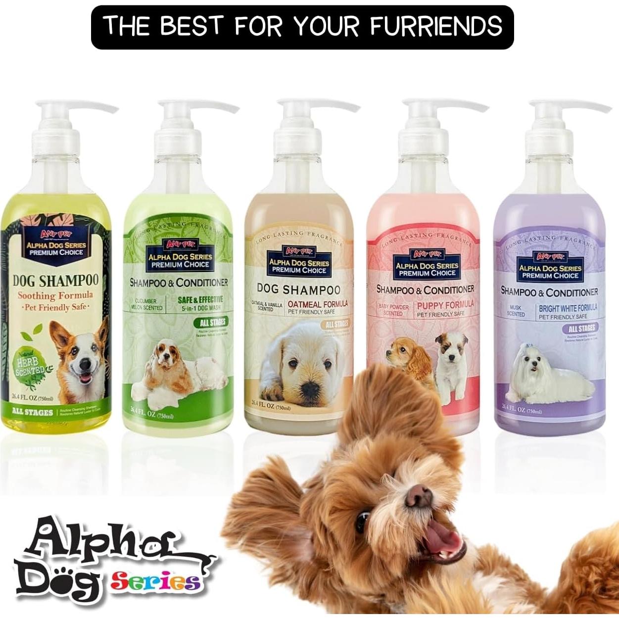 Champú y Acondicionador Natural Alpha Dog 2 en 1 748 ml