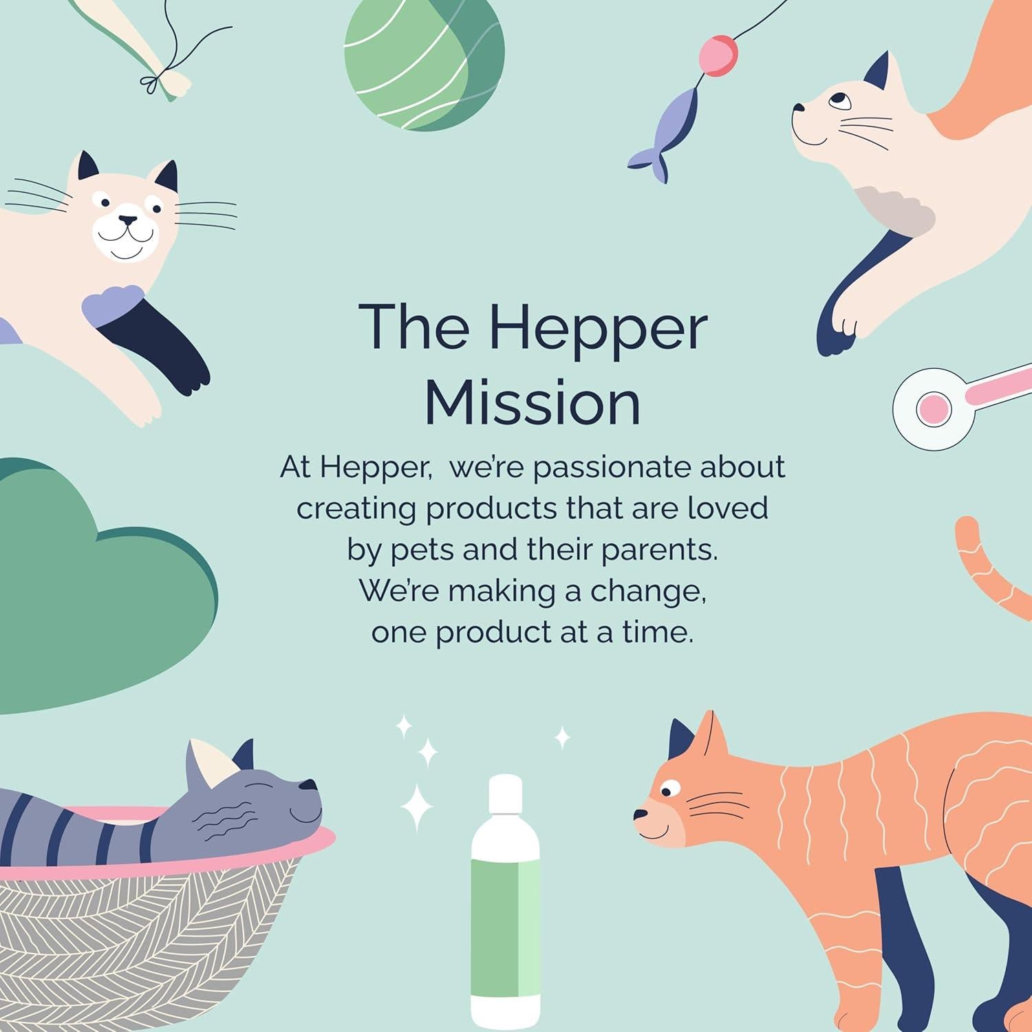 Champú Natural para Mascotas Hepper - Avena, Aloe y Pepino