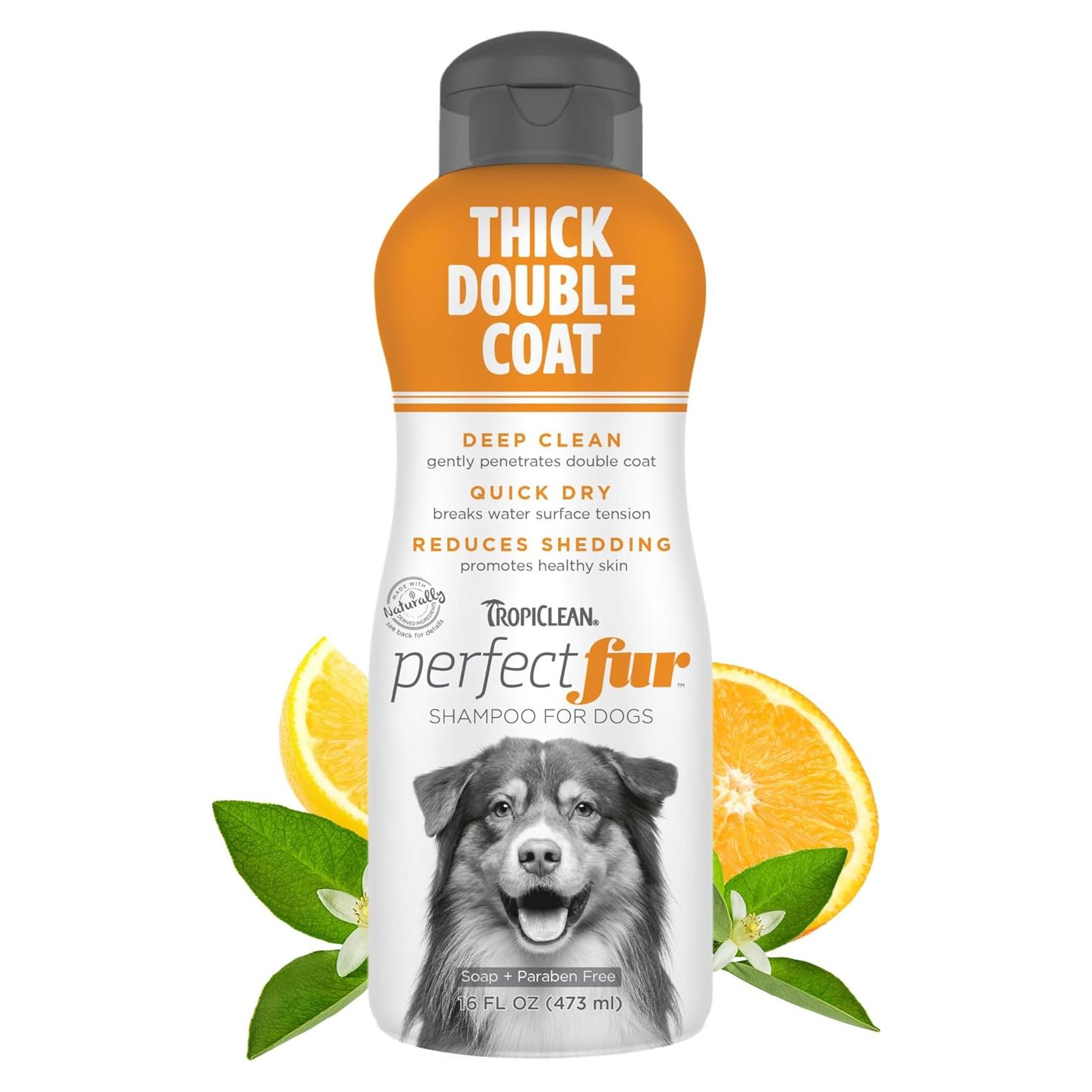 Champú Desenredante TropiClean Perfect Fur 16oz para Perros