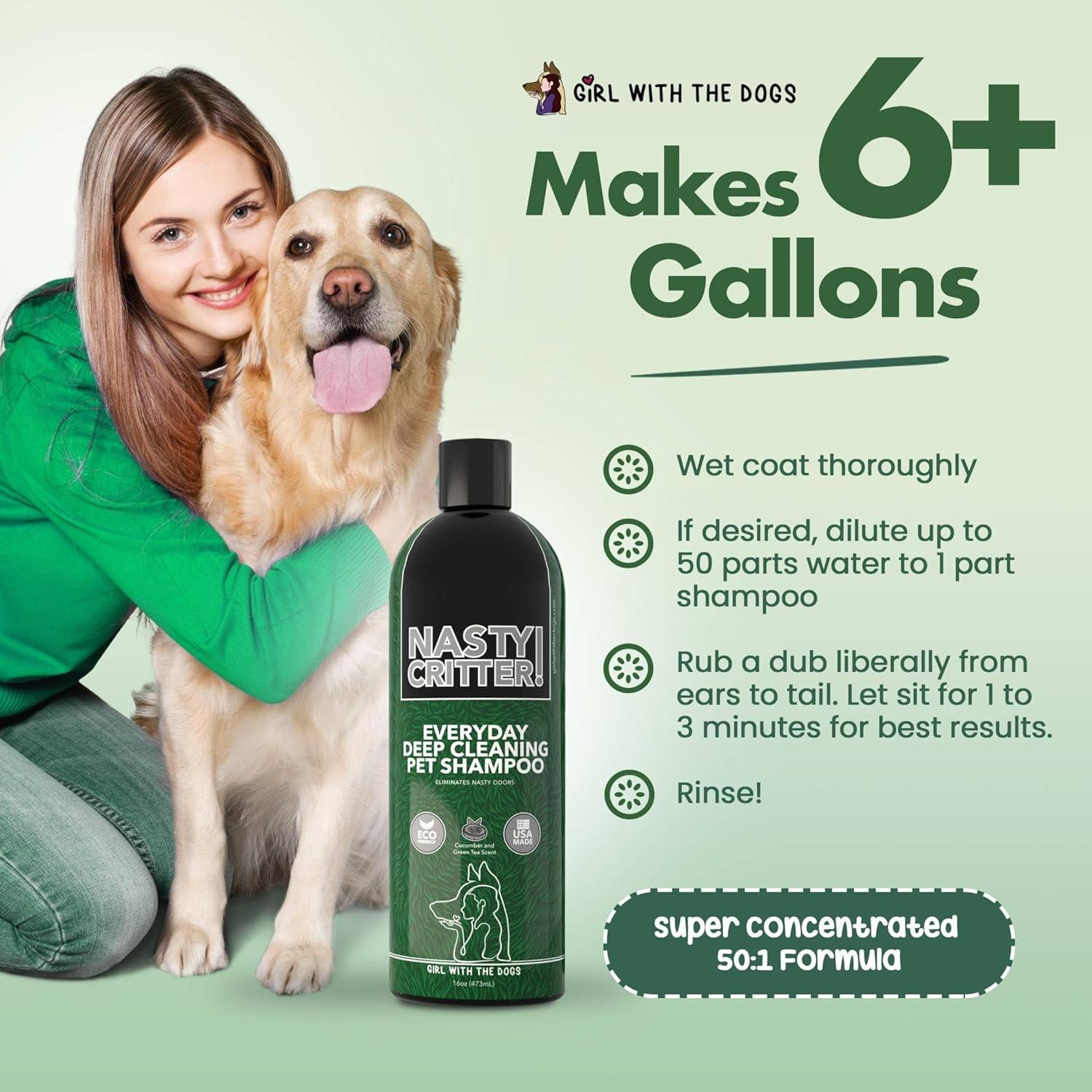 Champú para Perros Nasty Critter! Girl With The Dogs 473 ml