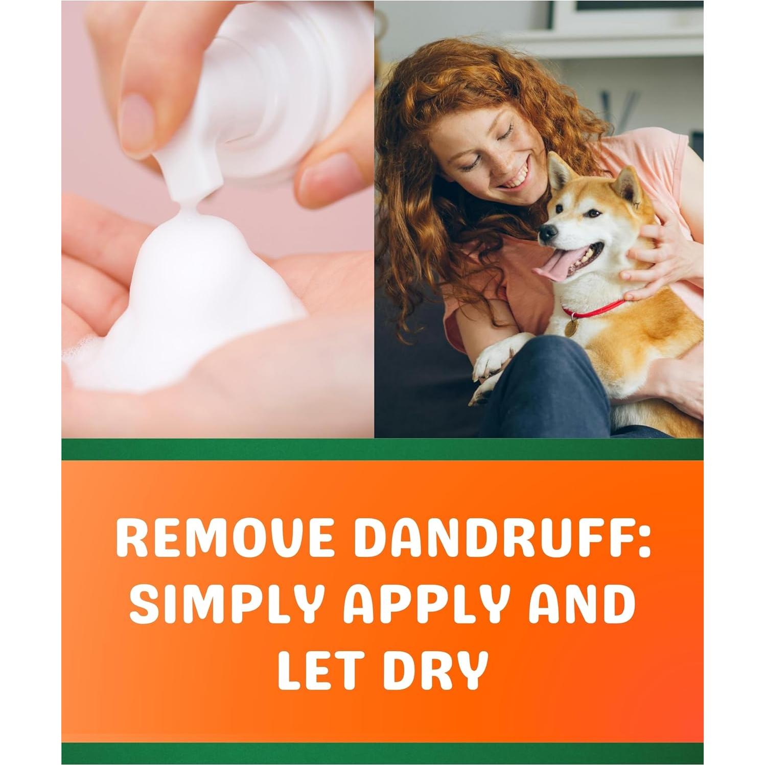 Champú Seco para Perros Pet MasterMind - Sin Agua, Sin Fragancia, Hidratante