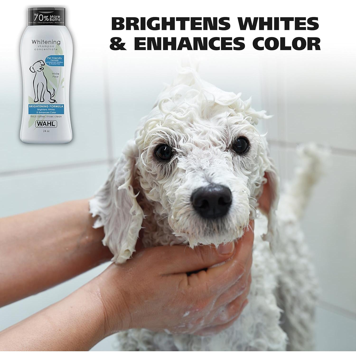 Champú Blanqueador Wahl USA Pera Blanca 680 g para Mascotas