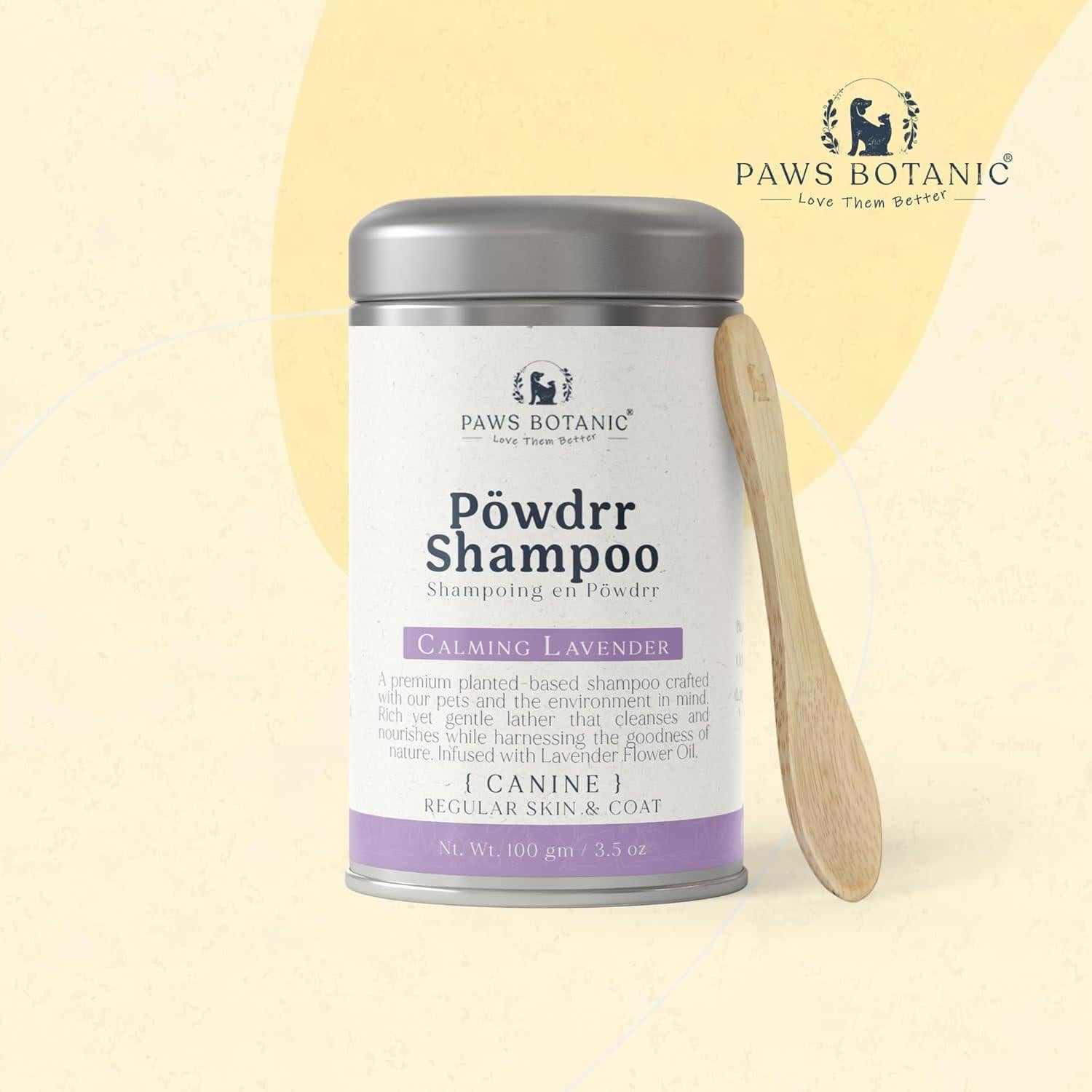 Champú Seco para Perros Paws Botanic 99.22 g Sin Fragancia