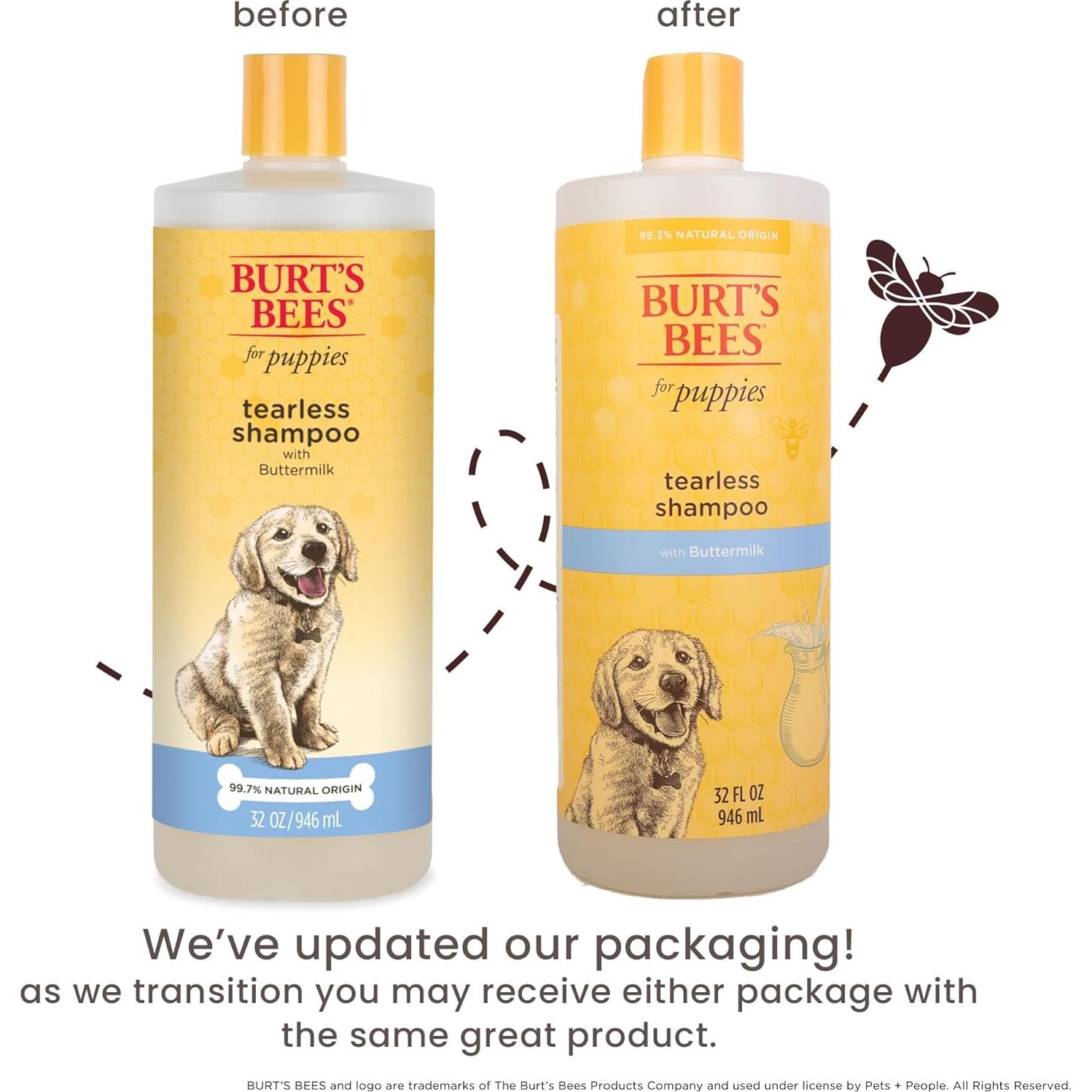 Champú para Cachorros Sin Llorar Burt's Bees 946 ml Natural