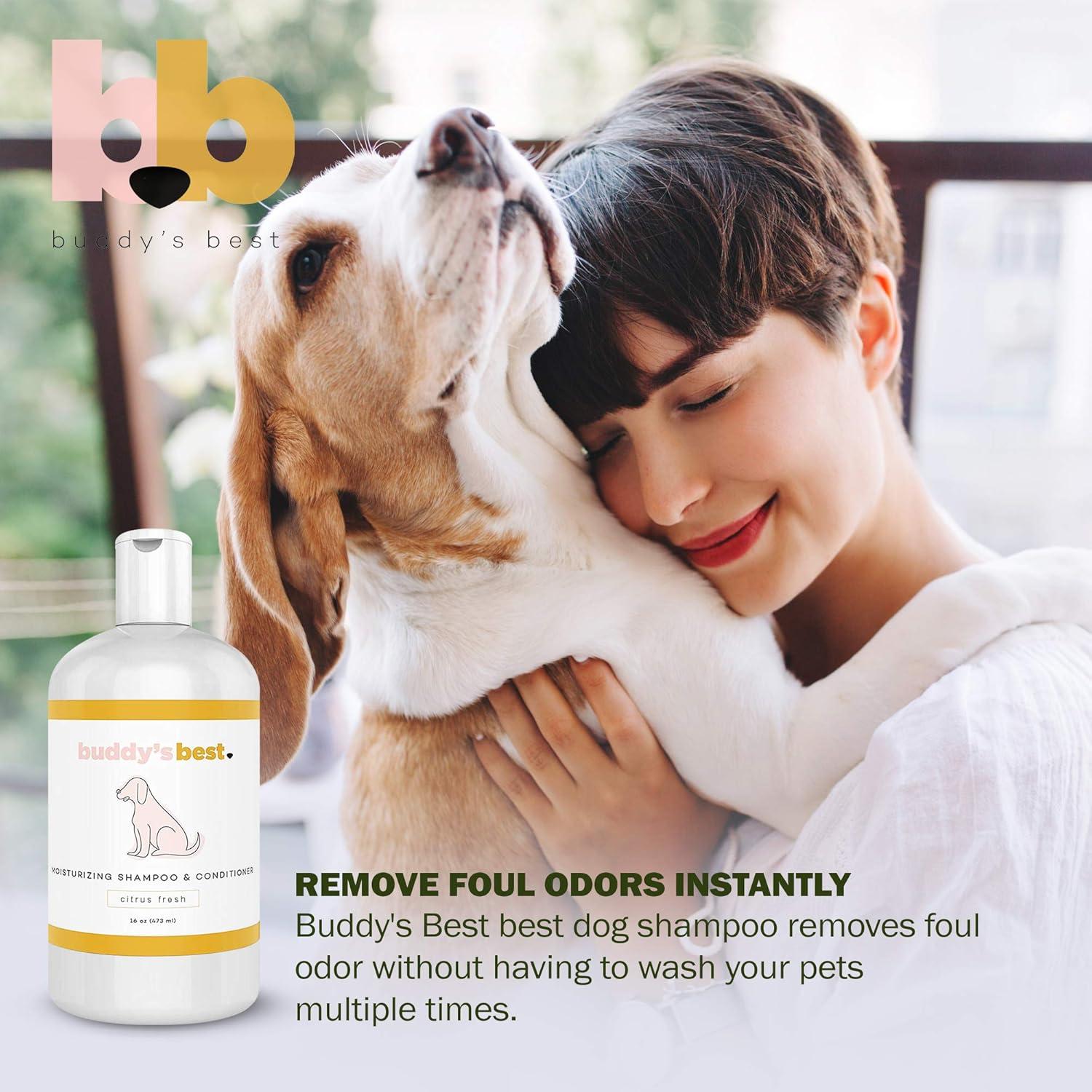 Champú y Acondicionador Buddy's Best para Perros 473ml - Avena