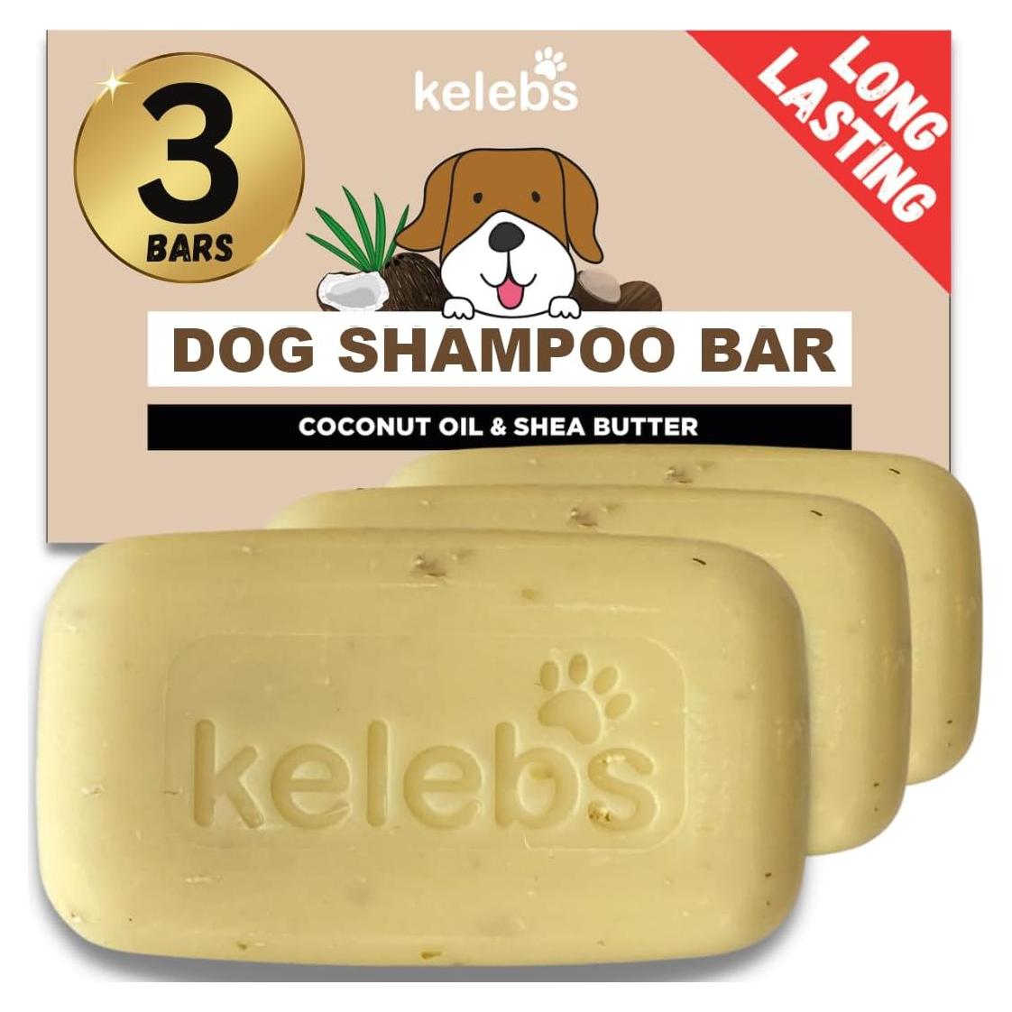 Champú Deshedding para Perros Kelebs - 3 Barras Naturales