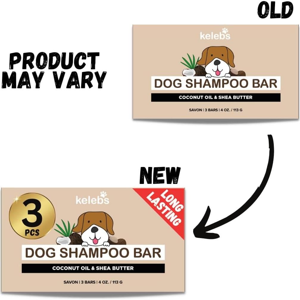 Champú Deshedding para Perros Kelebs - 3 Barras Naturales