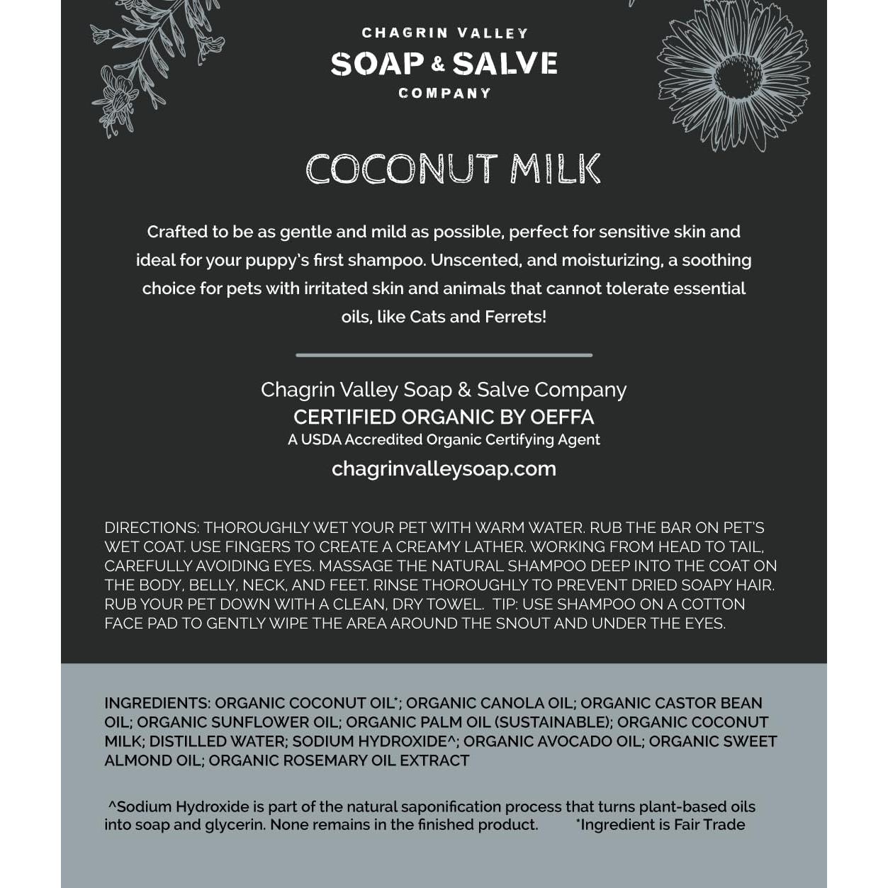 Champú y Acondicionador Orgánico para Perros Chagrin Valley 107g