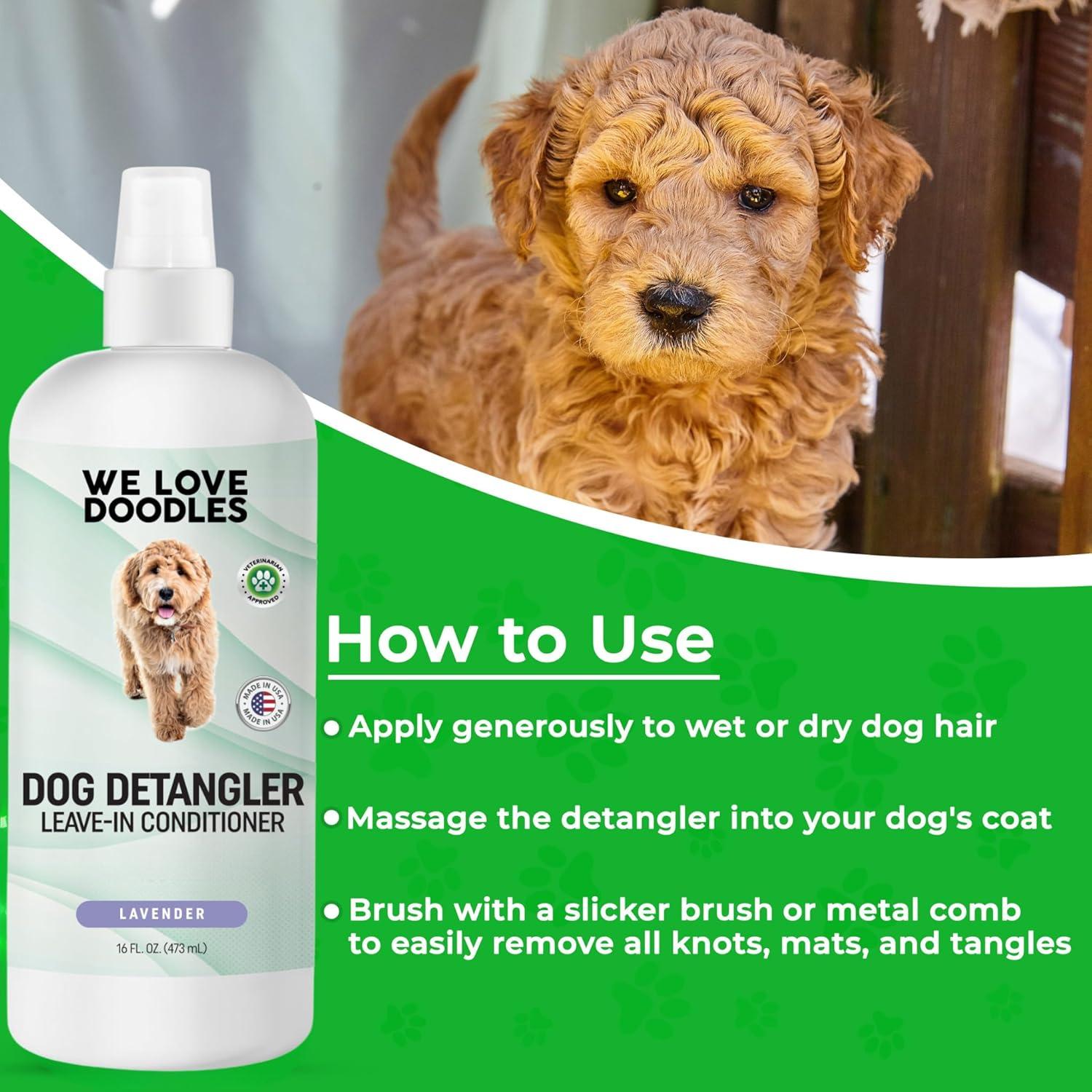 Champú y Spray Desenredante para Perros Amamos a los Doodles 32oz