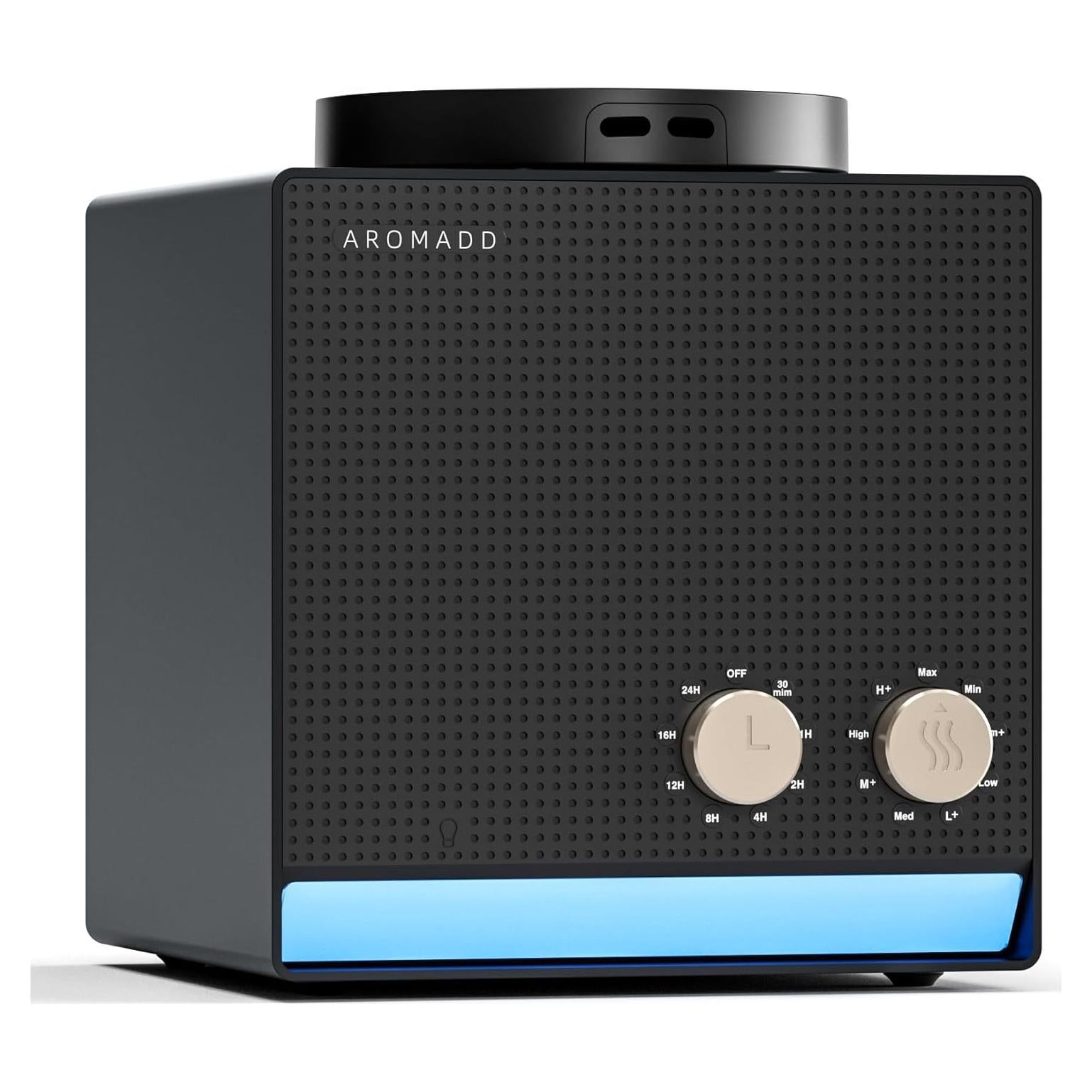 Difusor de Aceite Esencial Aromadd D-Air 400ml Titanio Negro