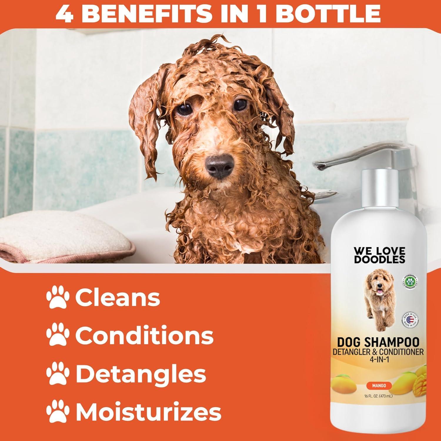 Champú Acondicionador para Perros Amamos a los Doodles 453g