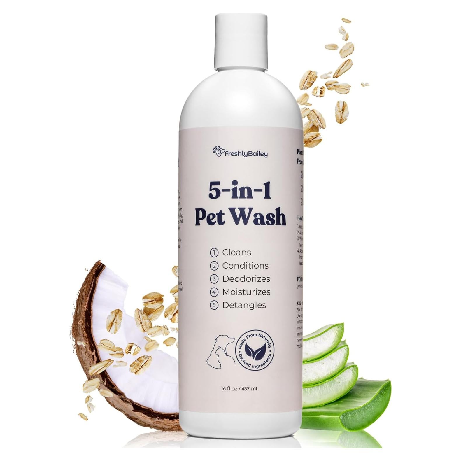 Champú y Acondicionador 5 en 1 Freshly Bailey 453g