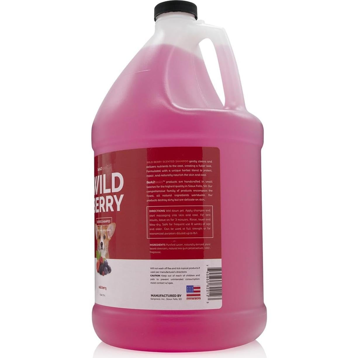 Champú para Perros Bark2Basics Bayas Silvestres 3.9 kg