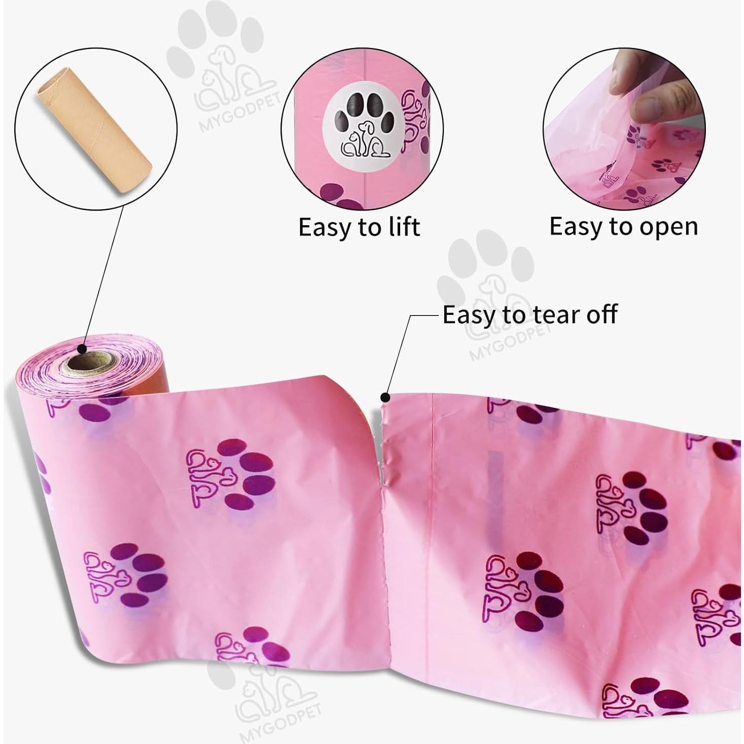 Bolsas biodegradables para excremento de perro MYGODPET 150 unidades