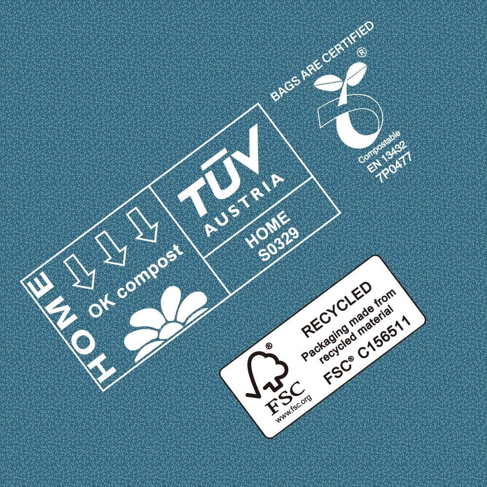 Bolsas Compostables para Excremento de Perro Corazón de Tafiti - 75 Unidades