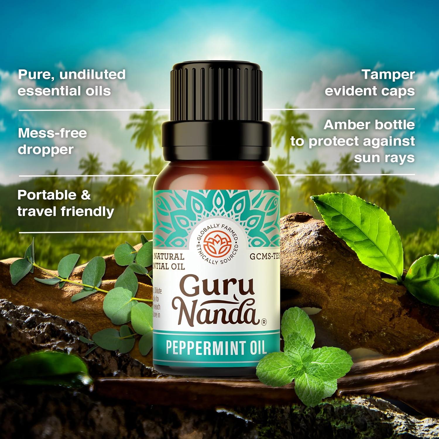 Set de Aceites Esenciales GuruNanda Breathe 3 x 10 ml - 100% Puro