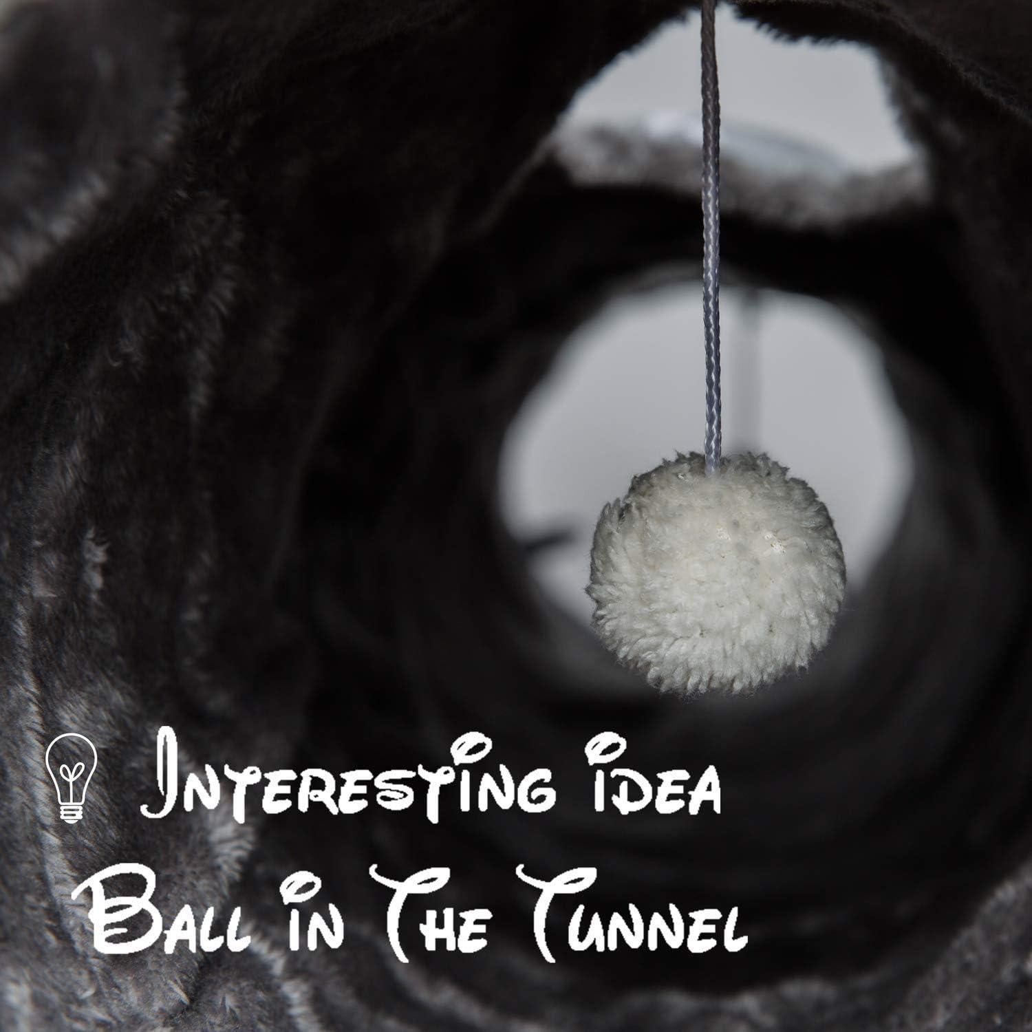 Túnel Geométrico LUCKITTY para Gatos y Mascotas 120 cm