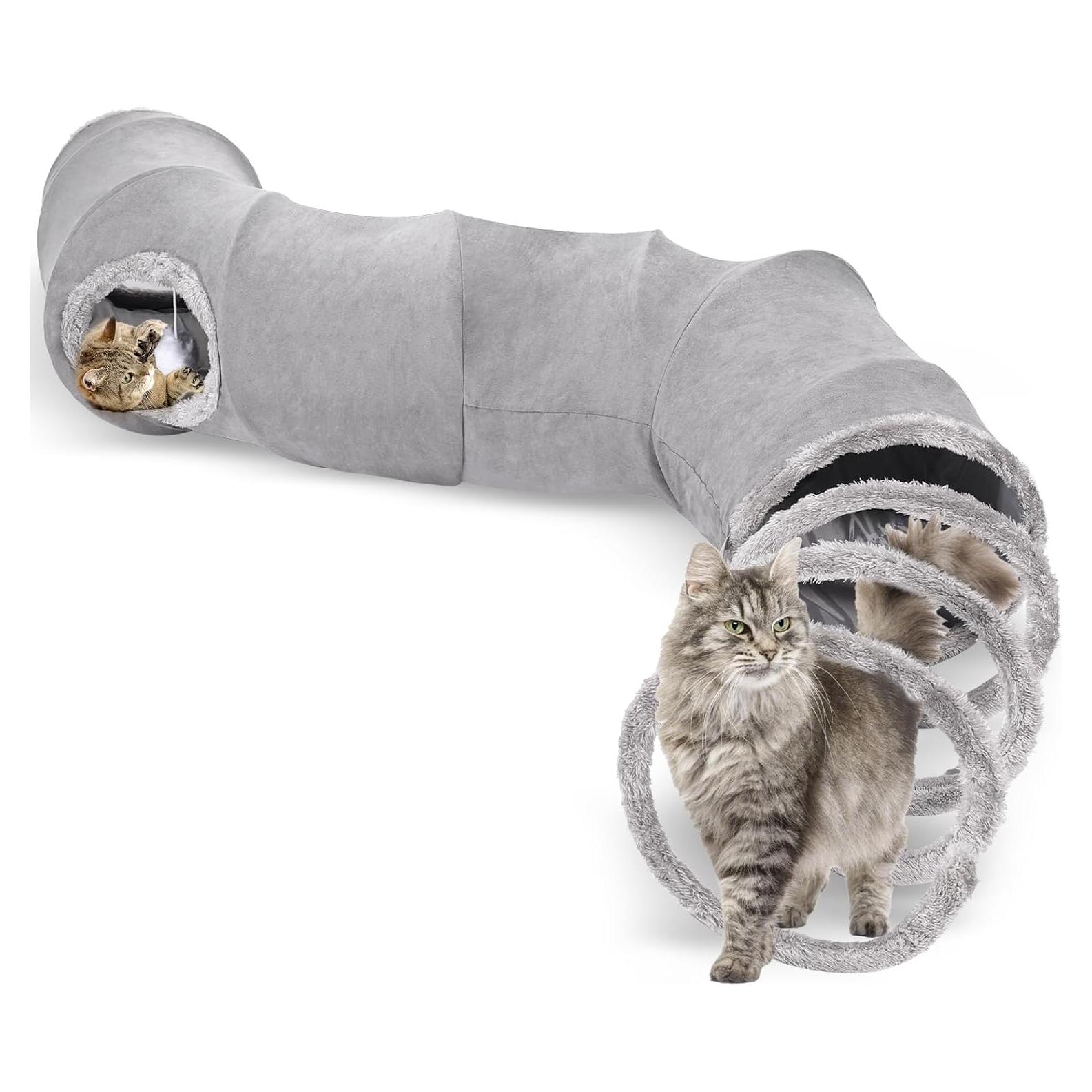 Túnel para Gatos TailTastic S-2 - 149.86x38.1 cm, Plegable