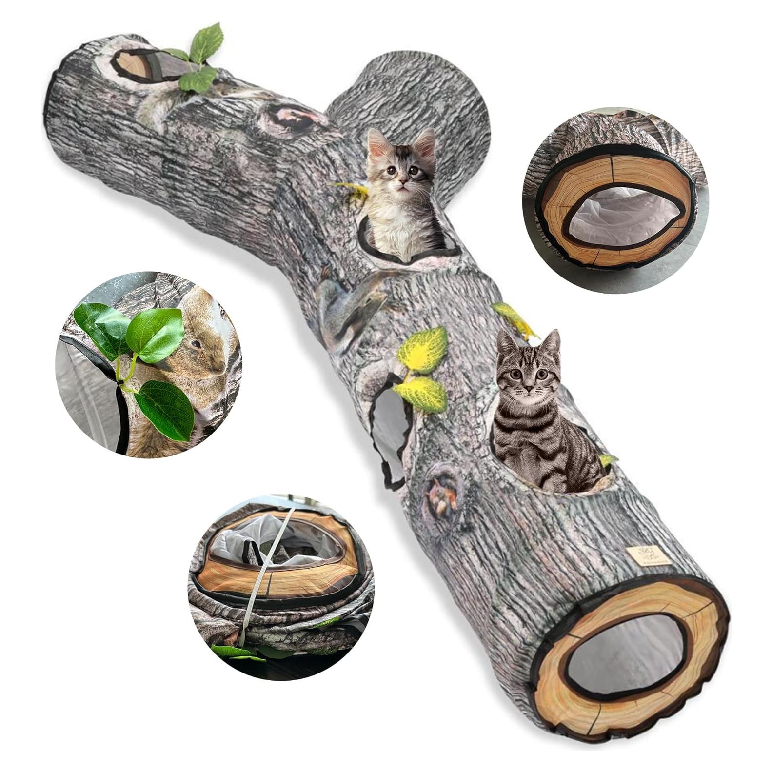 Túnel para Gatos GRETMIX 3 Vías Plegable 149.86 cm