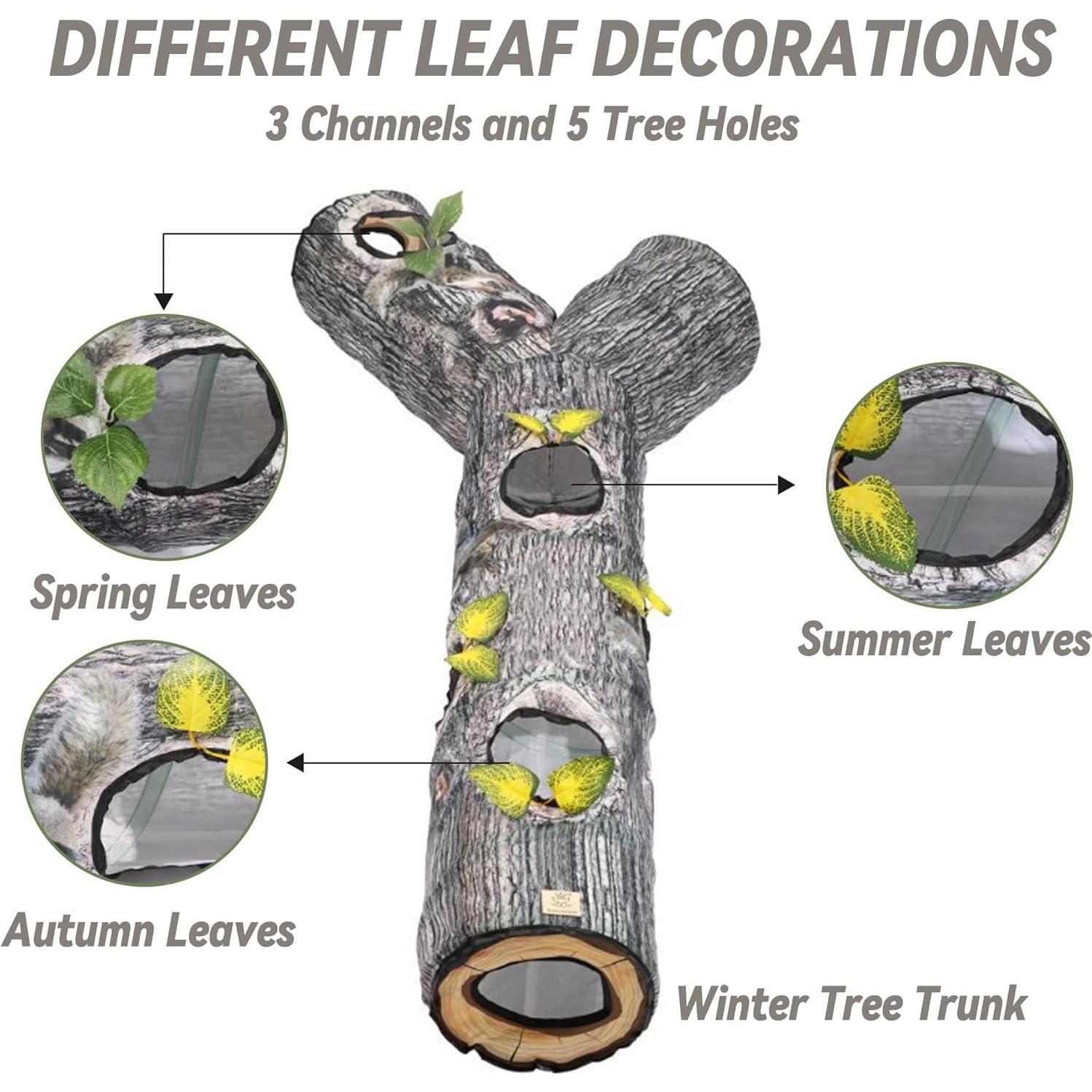 Túnel para Gatos GRETMIX 3 Vías Plegable 149.86 cm