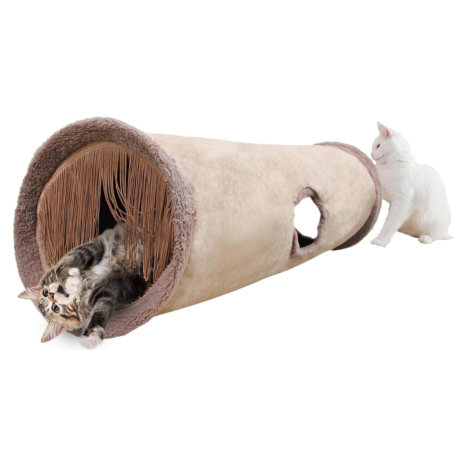 Túnel Colapsable para Gatos Petest 89 cm Crinkle Juguetes