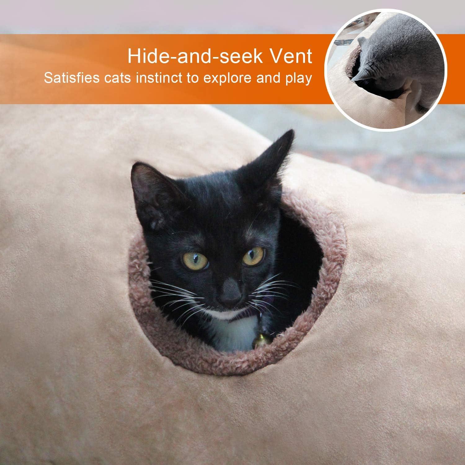 Túnel Colapsable para Gatos Petest 89 cm Crinkle Juguetes