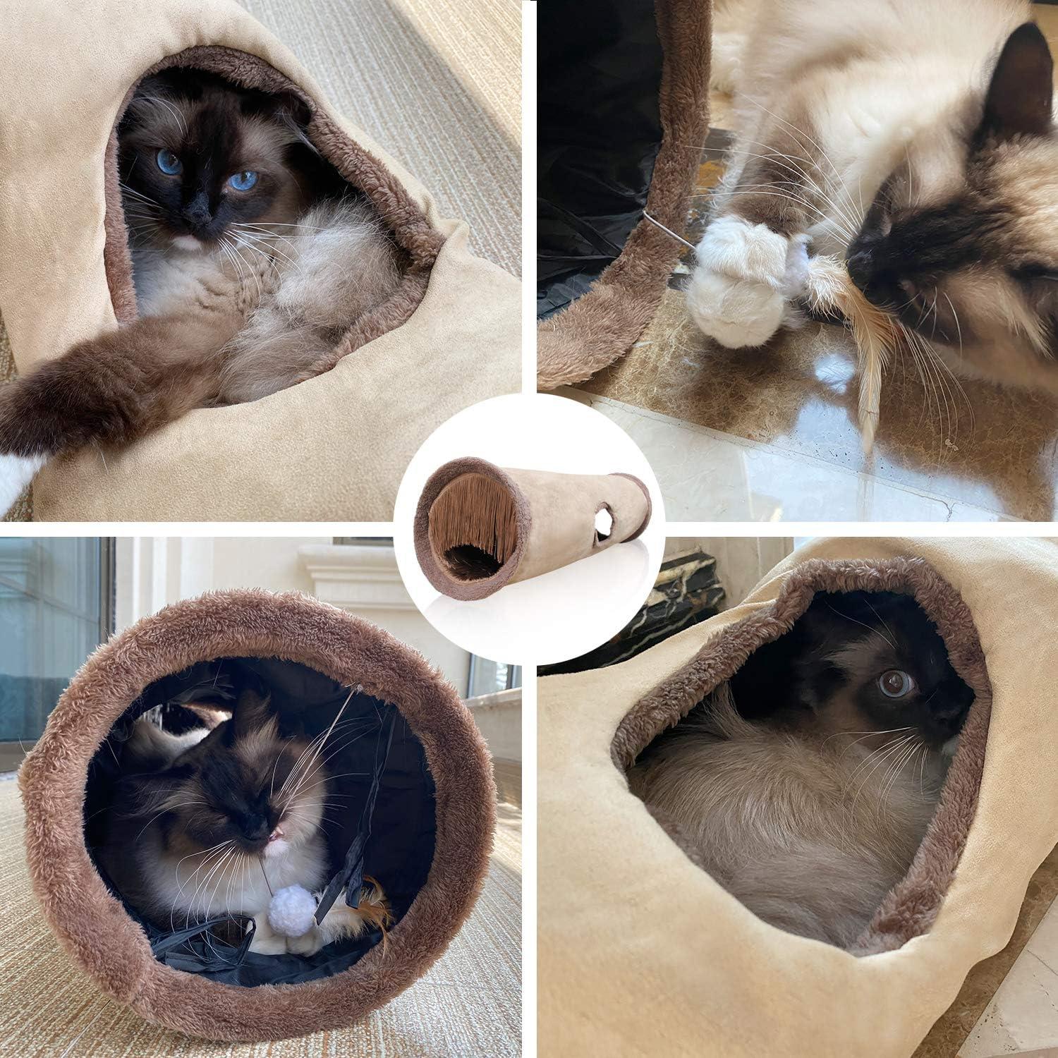 Túnel Colapsable para Gatos Petest 89 cm Crinkle Juguetes